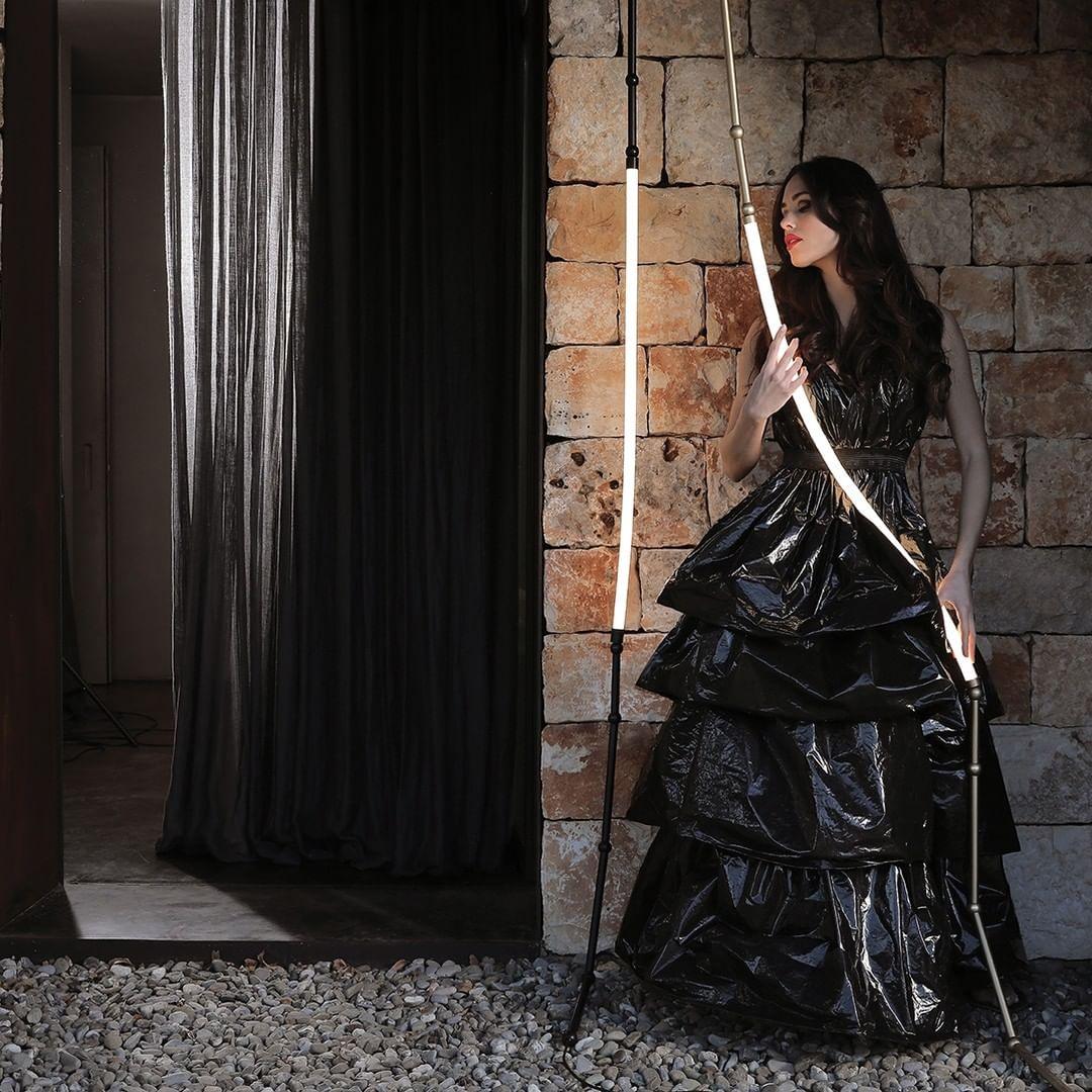 Lustra Chandelier Leda LED Flexible Modern Sculptural - Letslighting