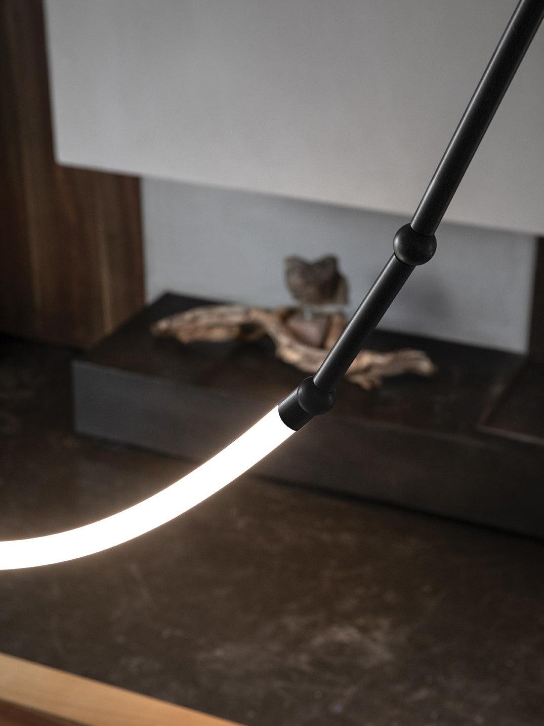 Lustra Chandelier Leda LED Flexible Modern Sculptural - Letslighting