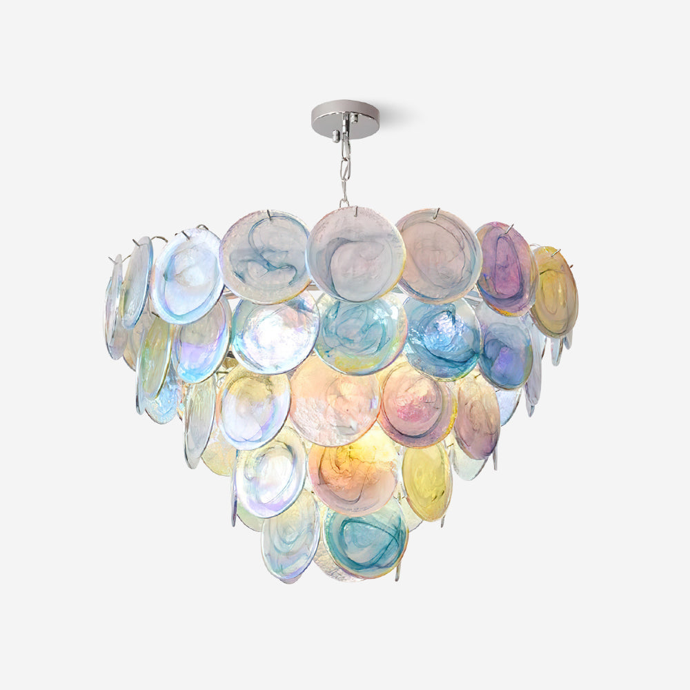 Lelaina Chandelier Hand-Blown Glass Cascade - Letslighting