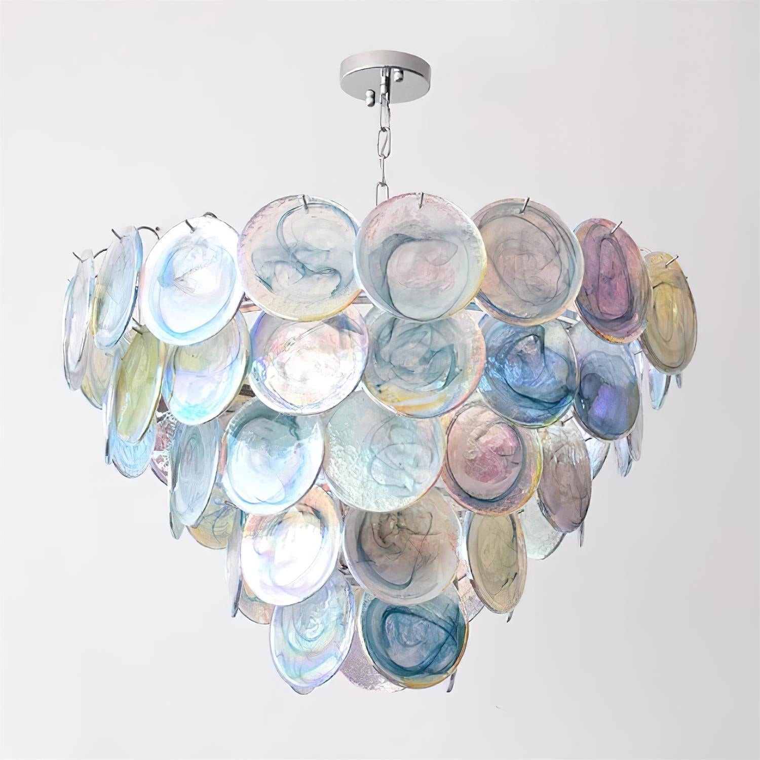 Lelaina Chandelier Hand-Blown Glass Cascade - Letslighting