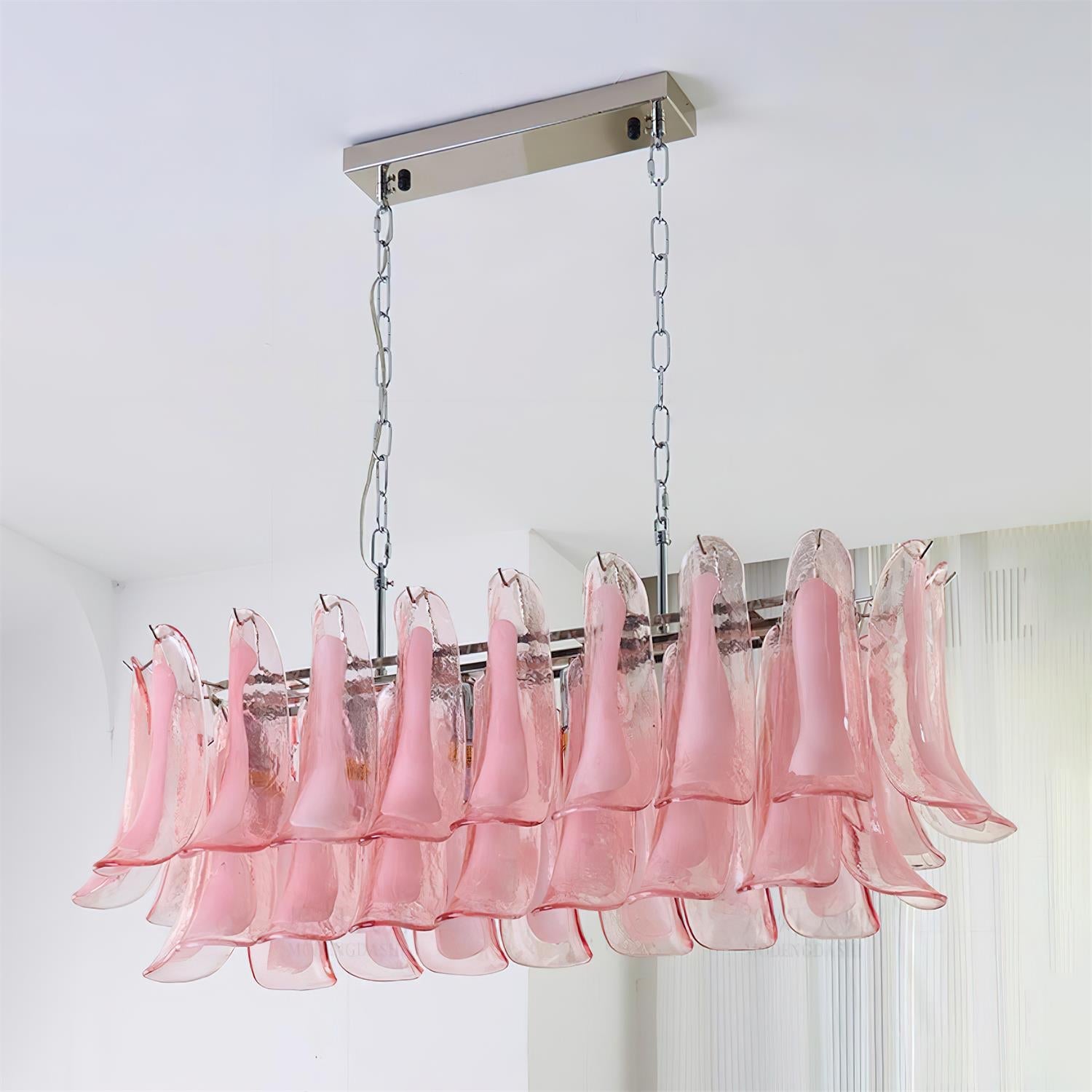 Elizabeth Murano Chandelier Rectangular - Letslighting
