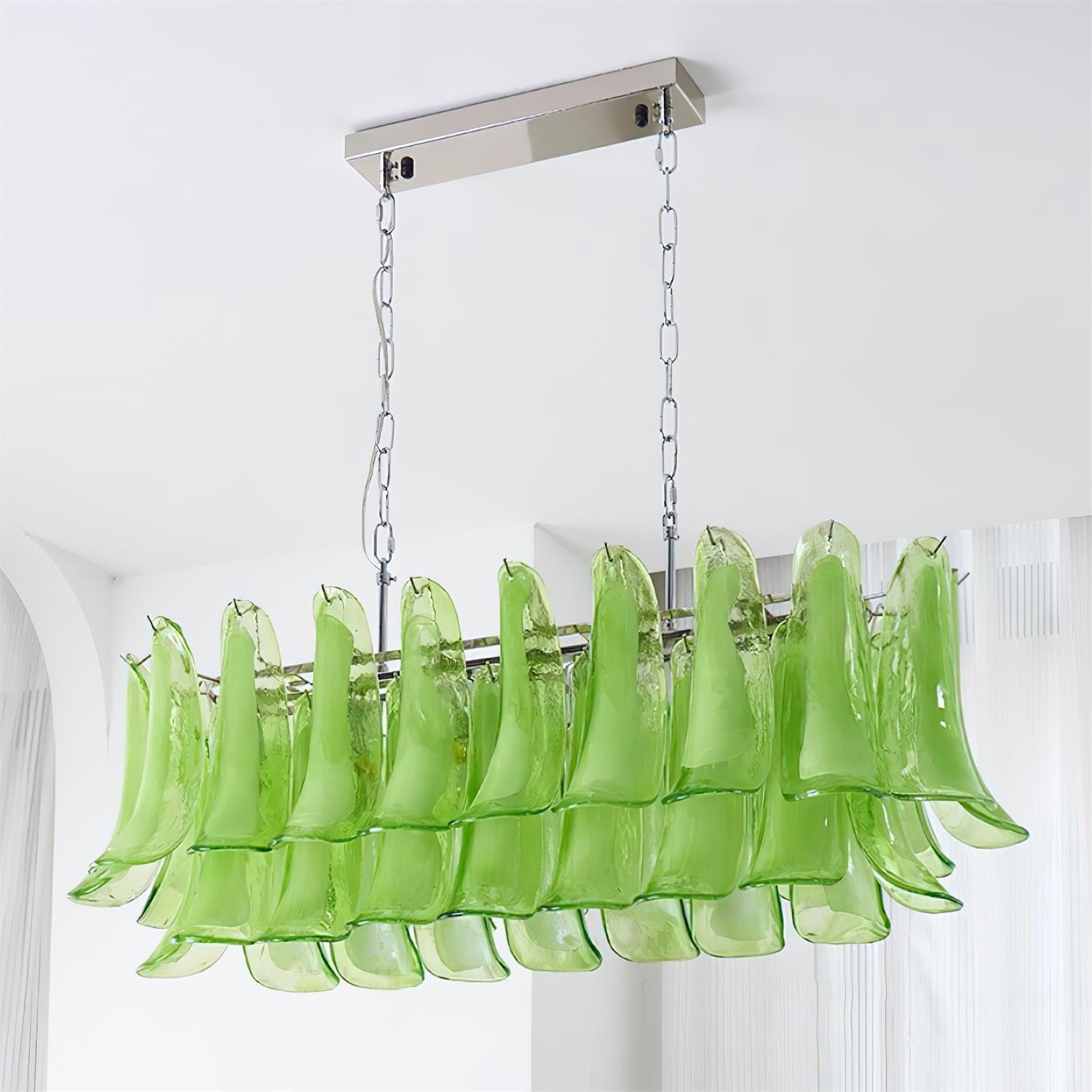 Elizabeth Murano Chandelier Rectangular - Letslighting
