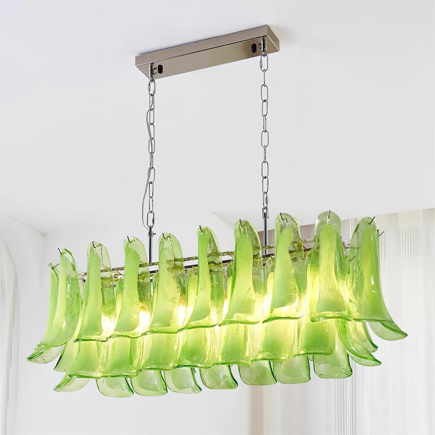 Elizabeth Murano Chandelier Rectangular - Letslighting