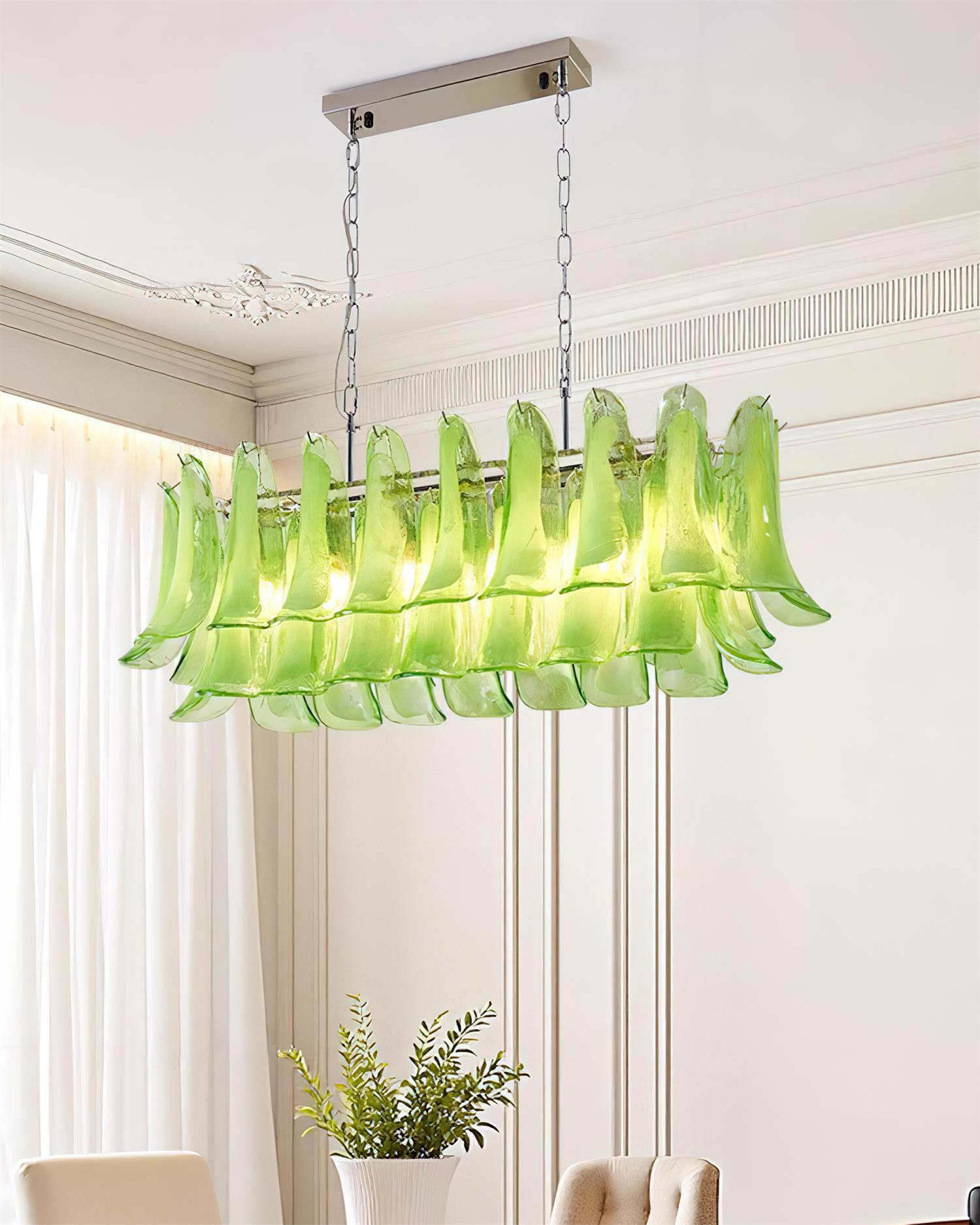 Elizabeth Murano Chandelier Rectangular - Letslighting