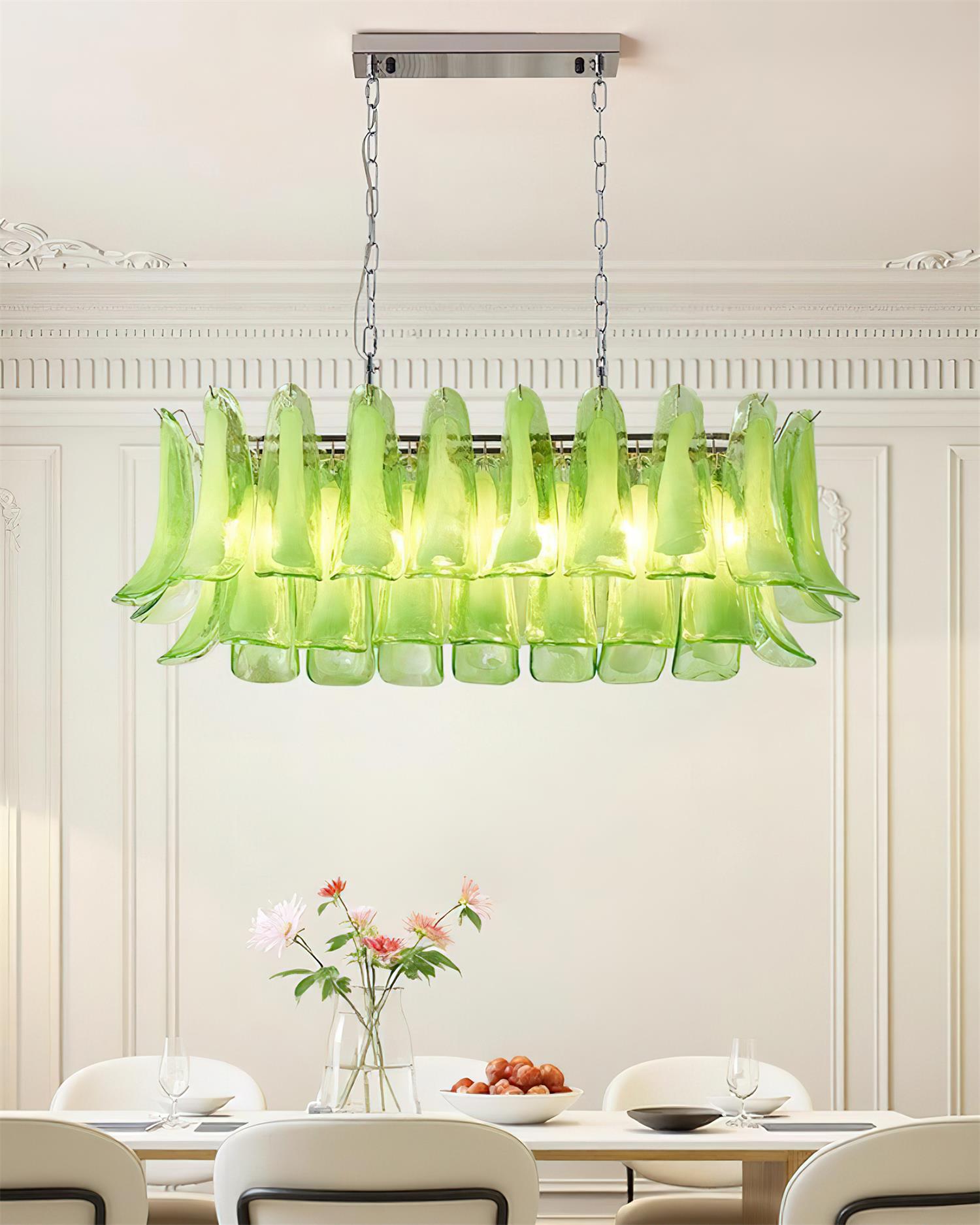 Elizabeth Murano Chandelier Rectangular - Letslighting