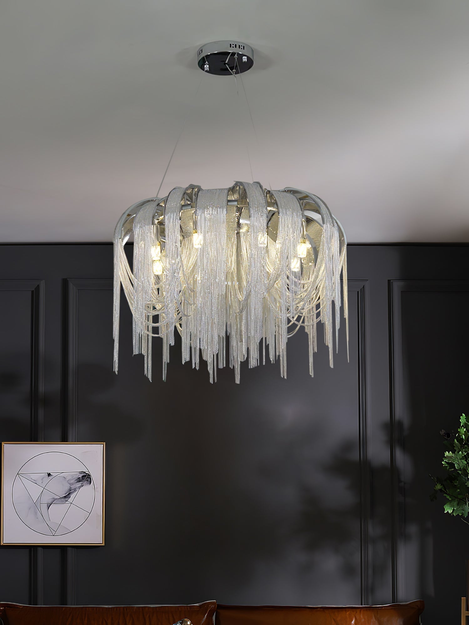 Length Chains Chandelier - Blowlighting