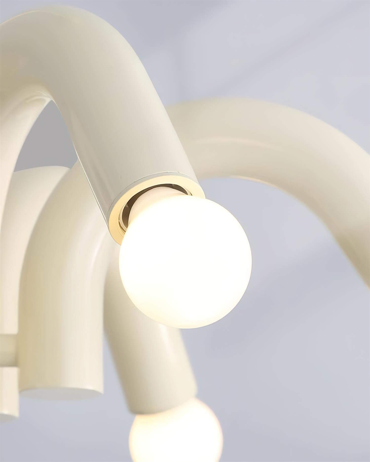 Fivelle Modern Cream Multi-Arm Chandelier - Letslighting