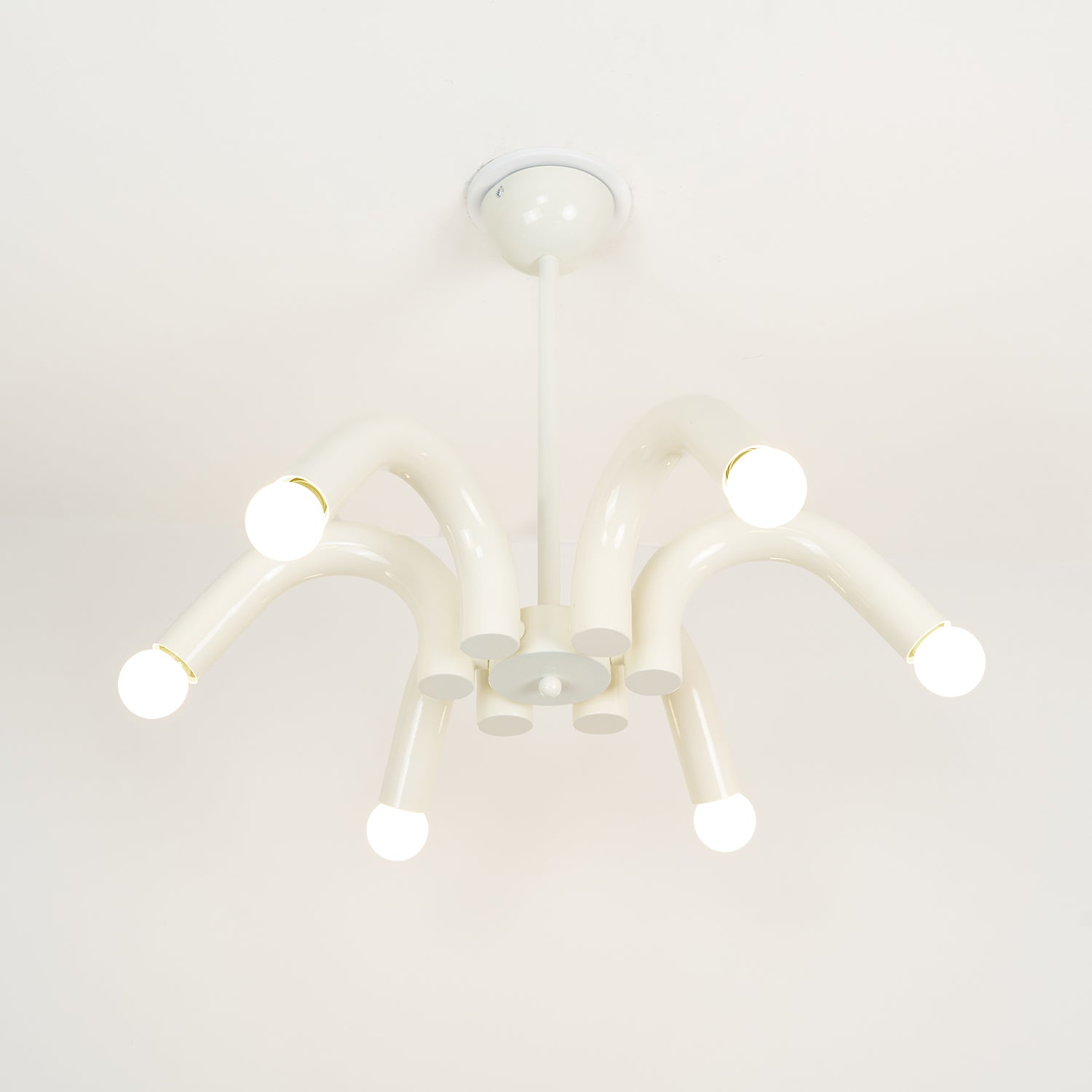 Fivelle Modern Cream Multi-Arm Chandelier - Letslighting