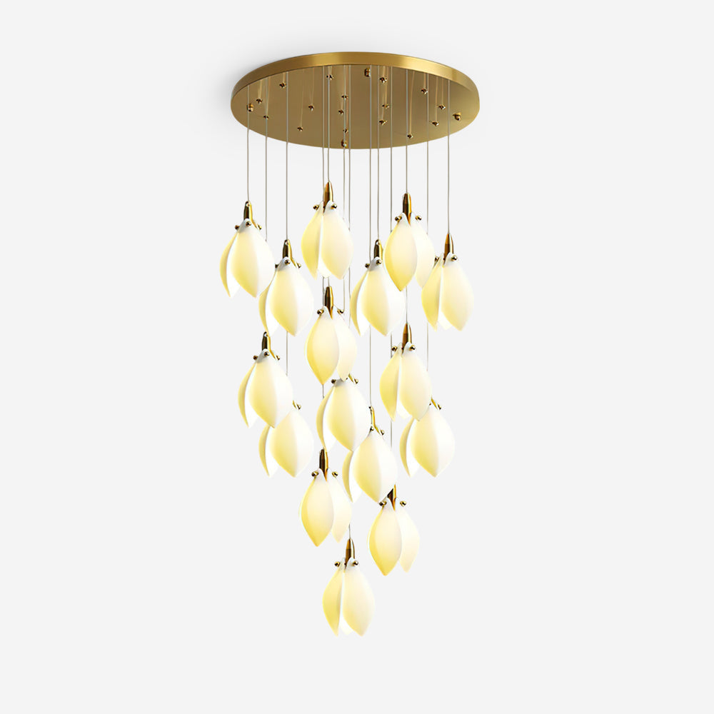 Lilium Chandelier Drop Cascading Petals - Letslighting