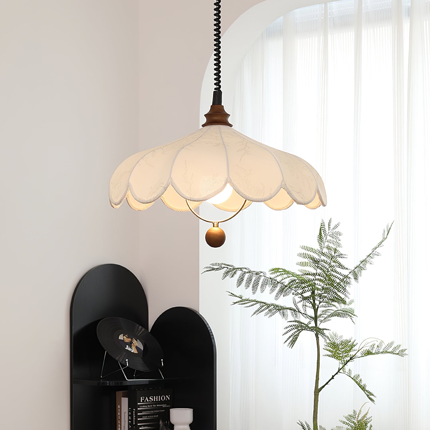 Lily Fabric Pendant Lamp - Blowlighting
