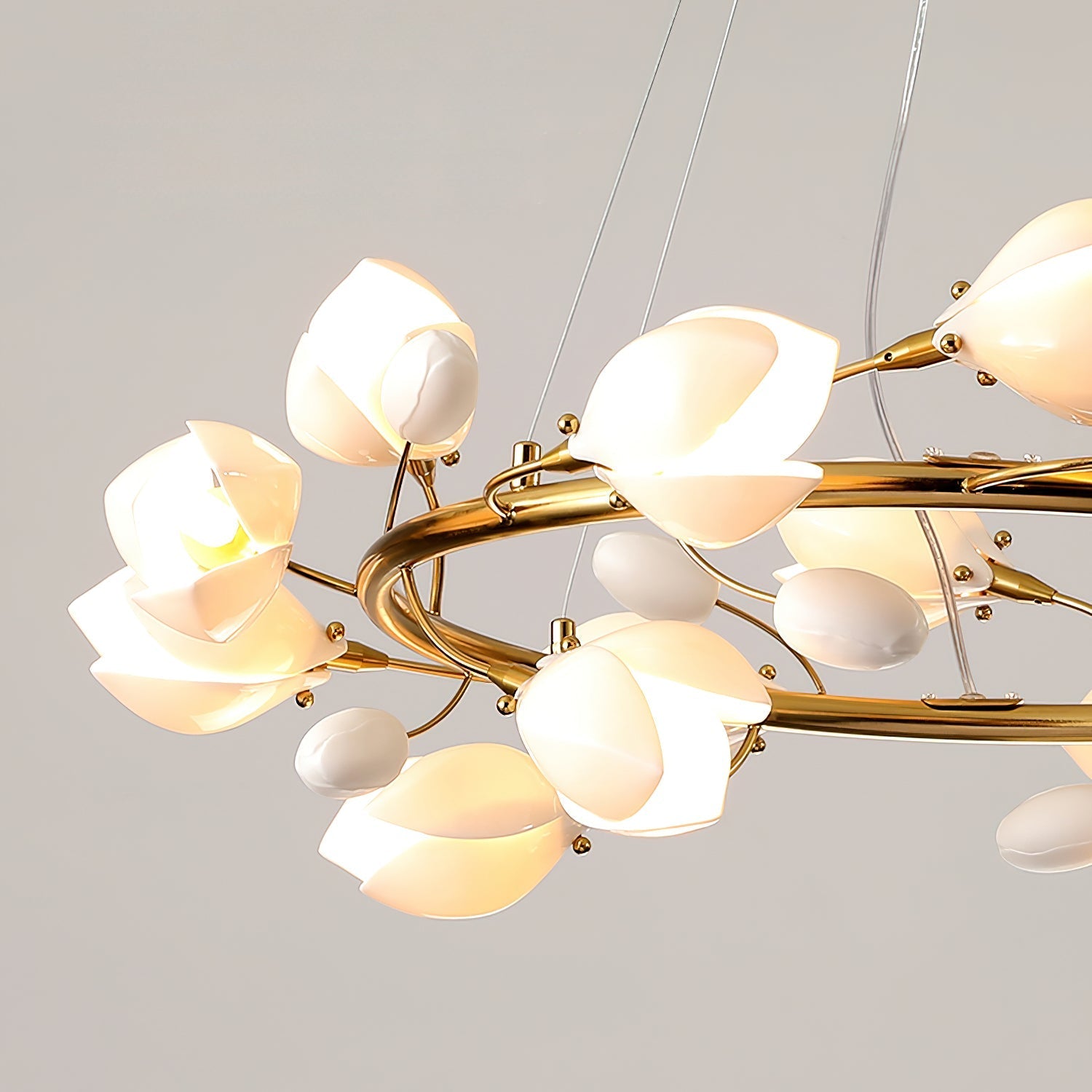 Lilyloop Chandelier Blooming Petal Cascade - Letslighting