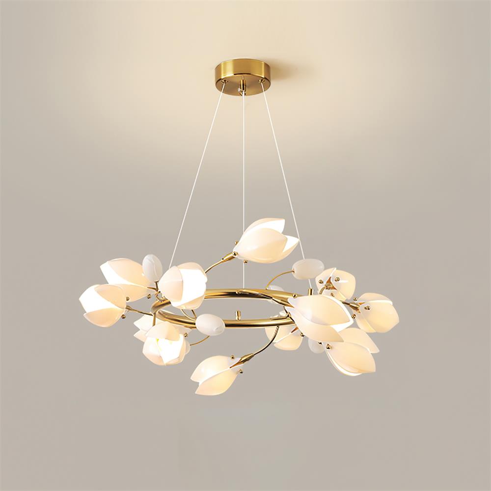 Lilyloop Chandelier Blooming Petal Cascade - Letslighting