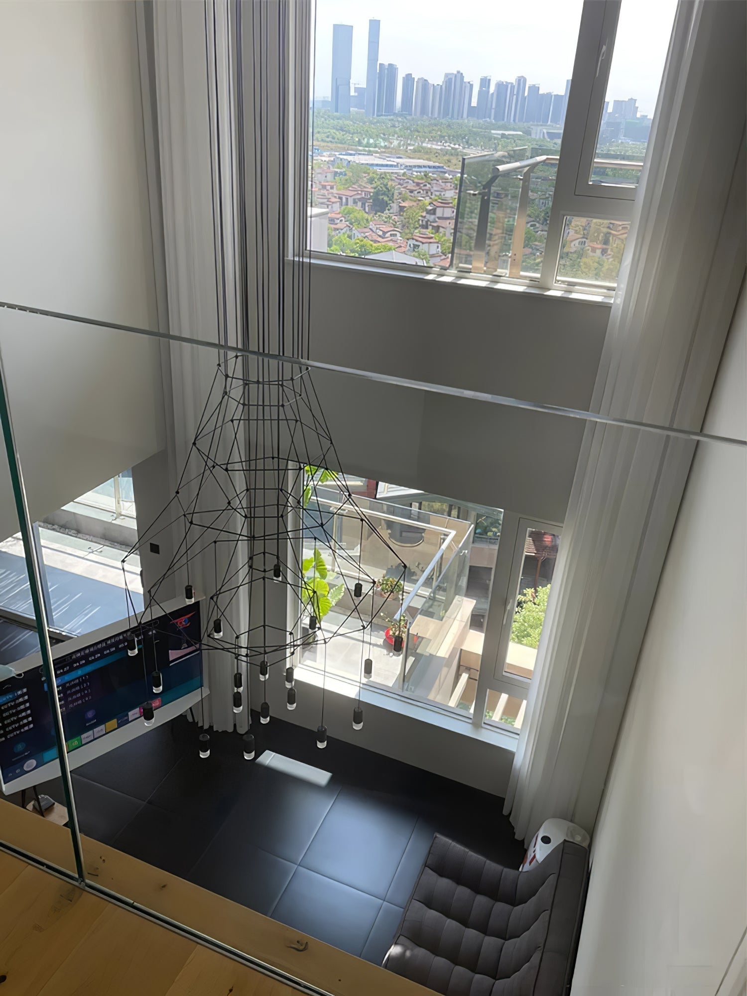 Lines Chandelier - Blowlighting