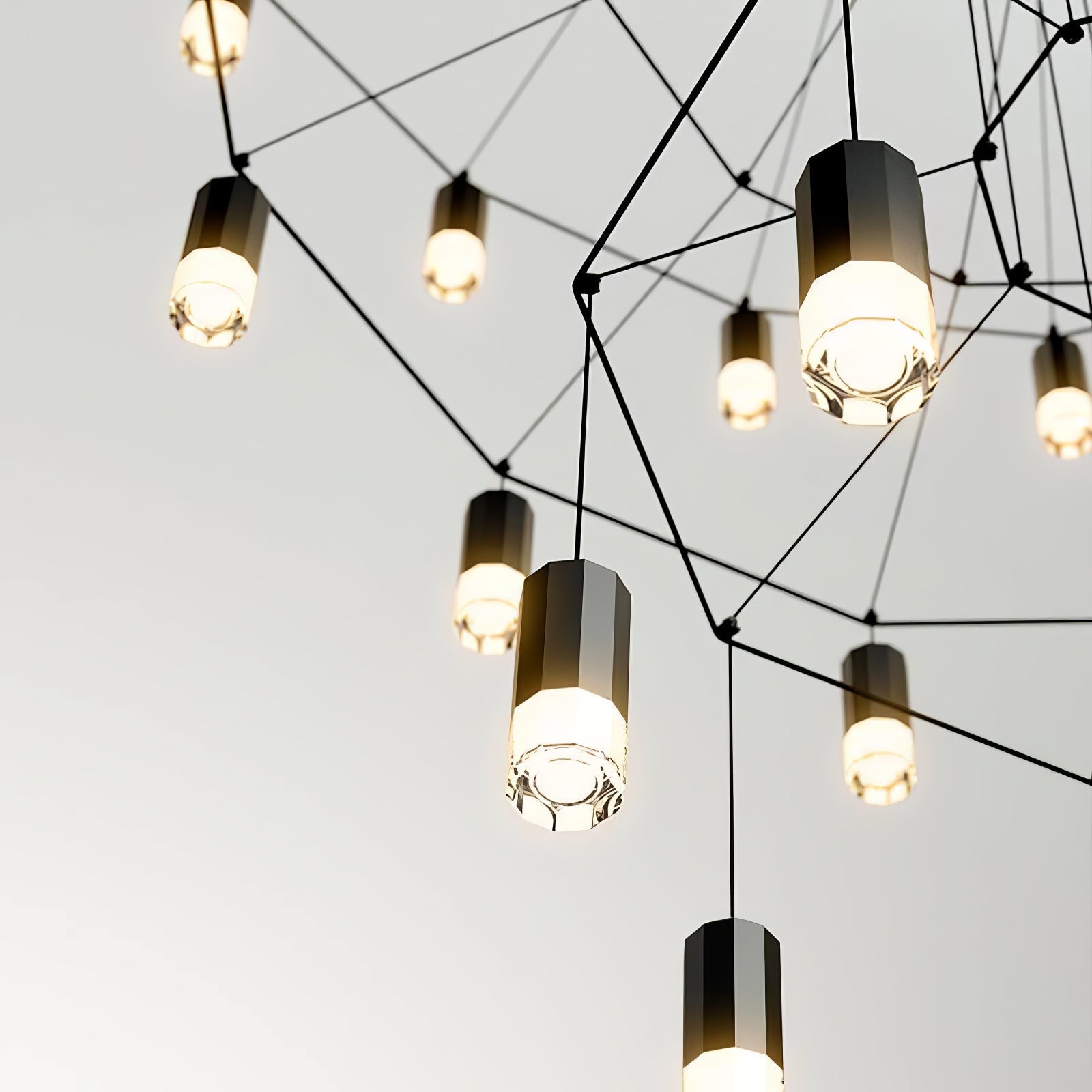 Lines Chandelier - Blowlighting