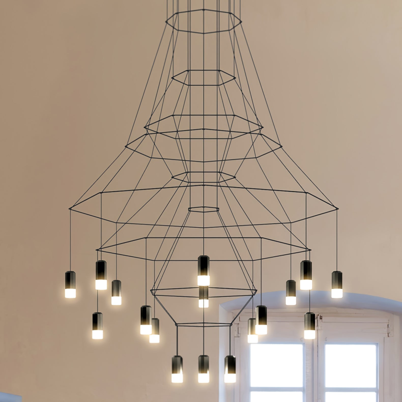 Lines Chandelier - Blowlighting