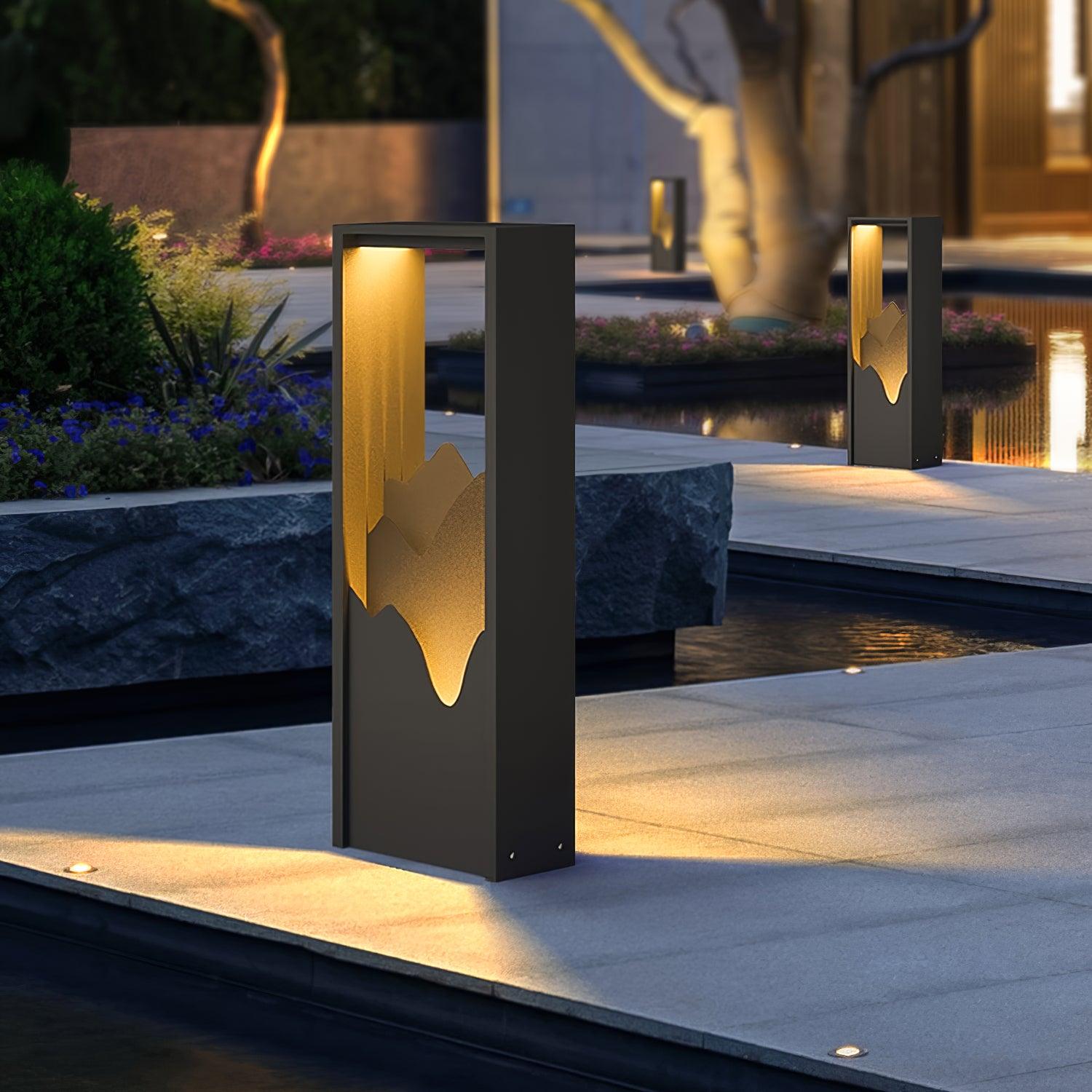 Zen Rustic Acrylic Outdoor Light - Blowlighting