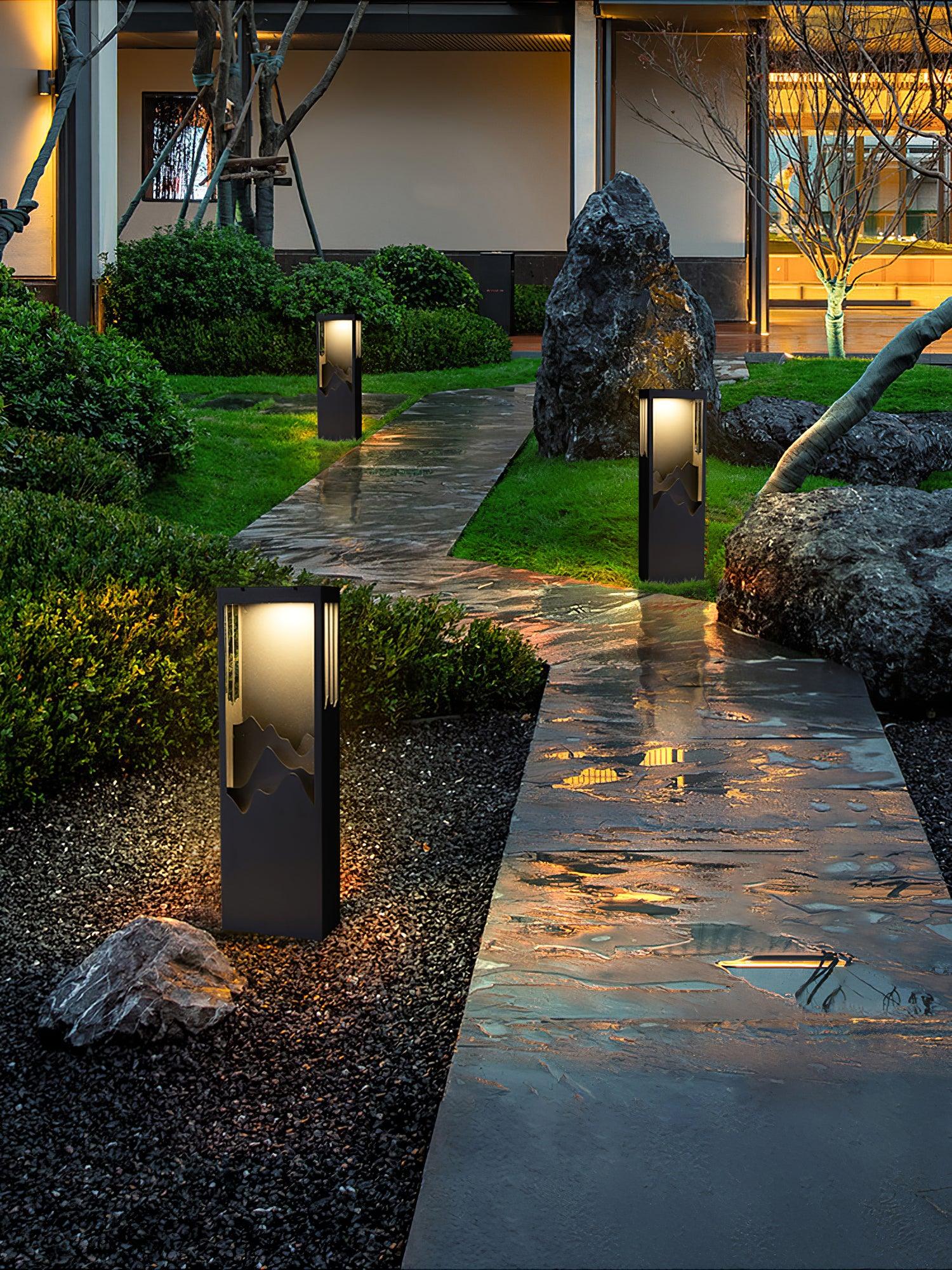 Zen Rustic Acrylic Outdoor Light - Blowlighting