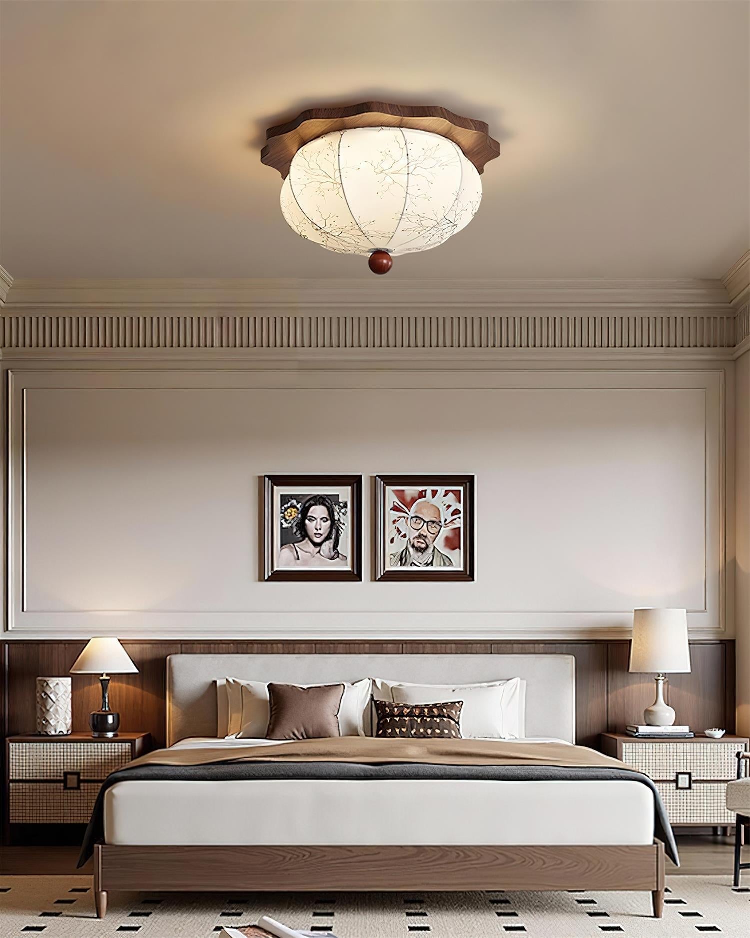 Sienna Ceiling Light Fabric - Letslighting