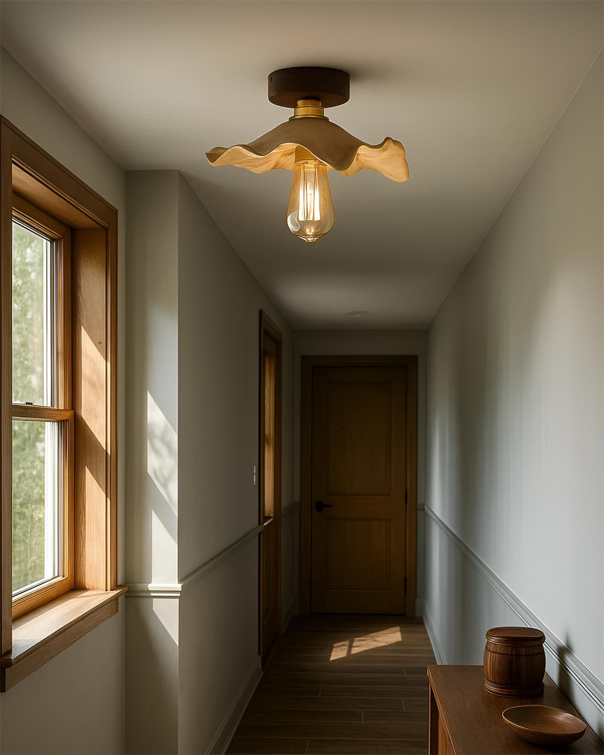 Liora Sculptural Petal Ceiling Lamp - Letslighting