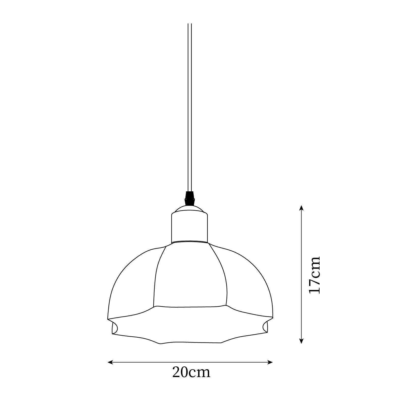 Livex Horn-Shaped Acrylic Pendant Lamp - Letslighting