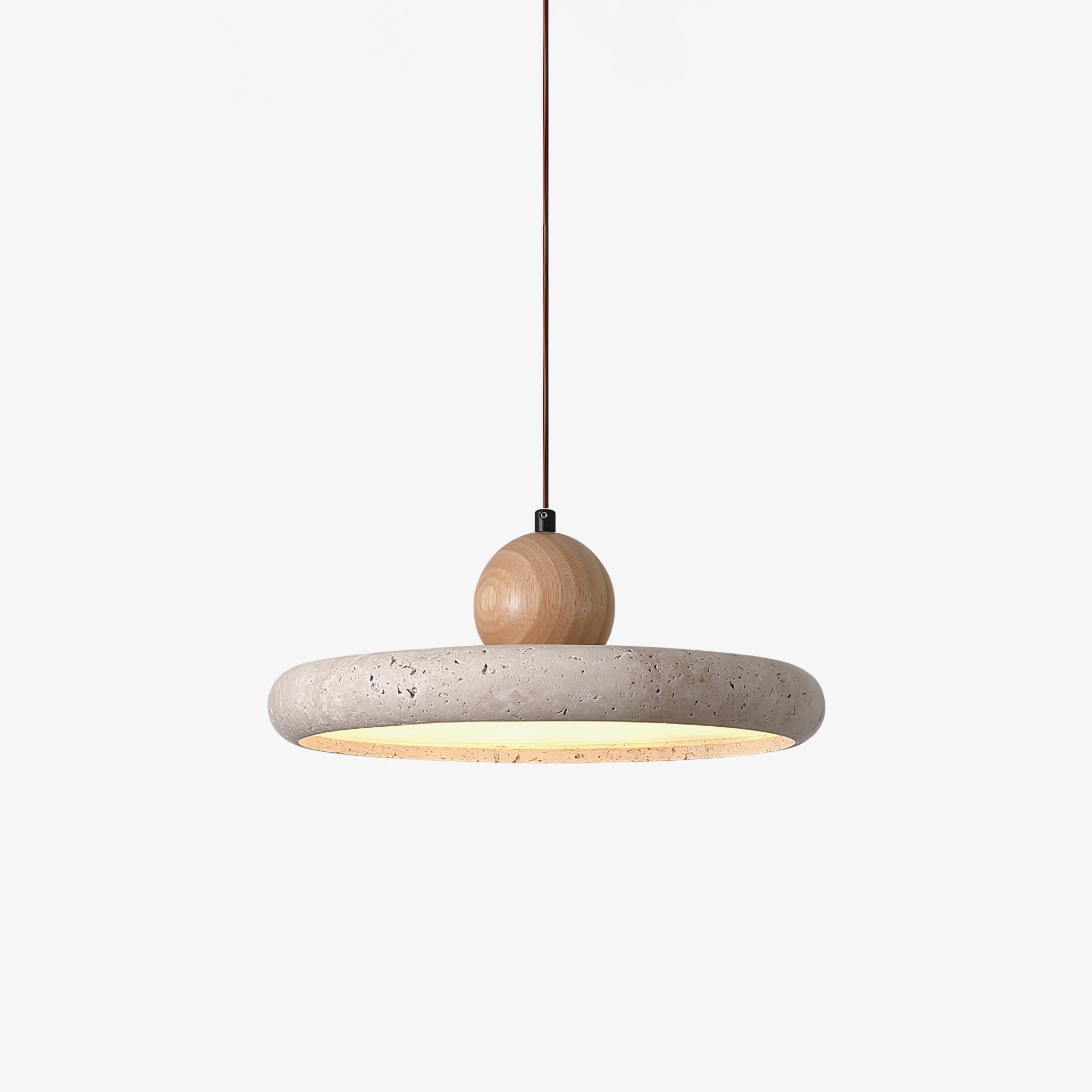 Cephaor Minimalist Travertine Pendant Light - Letslighting