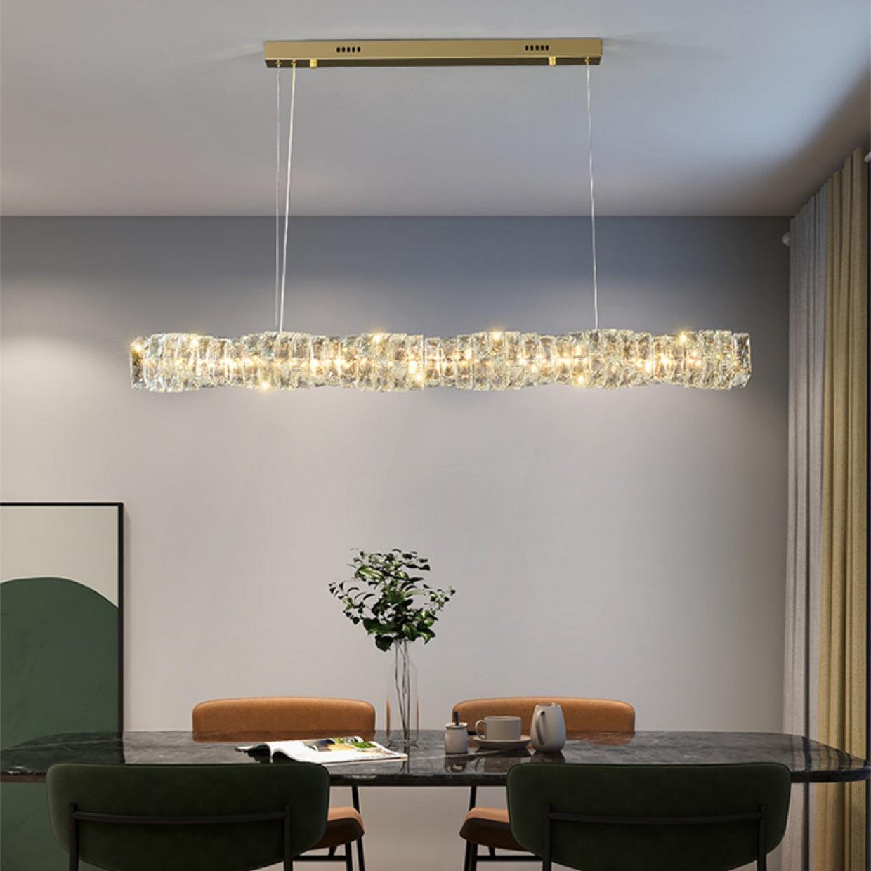 Long Crystal Pendant Lamp - Blowlighting