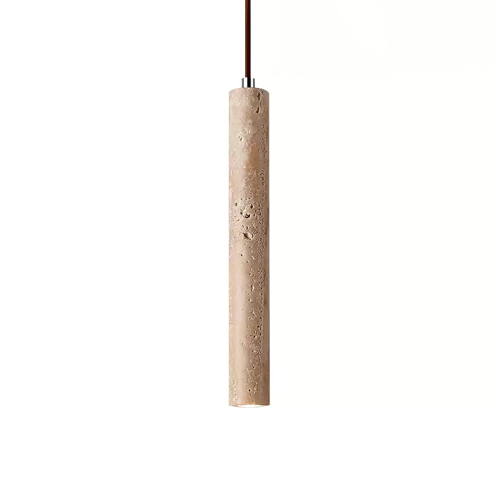 Olvynarae Cylindrical Travertine Pendant Light - Letslighting