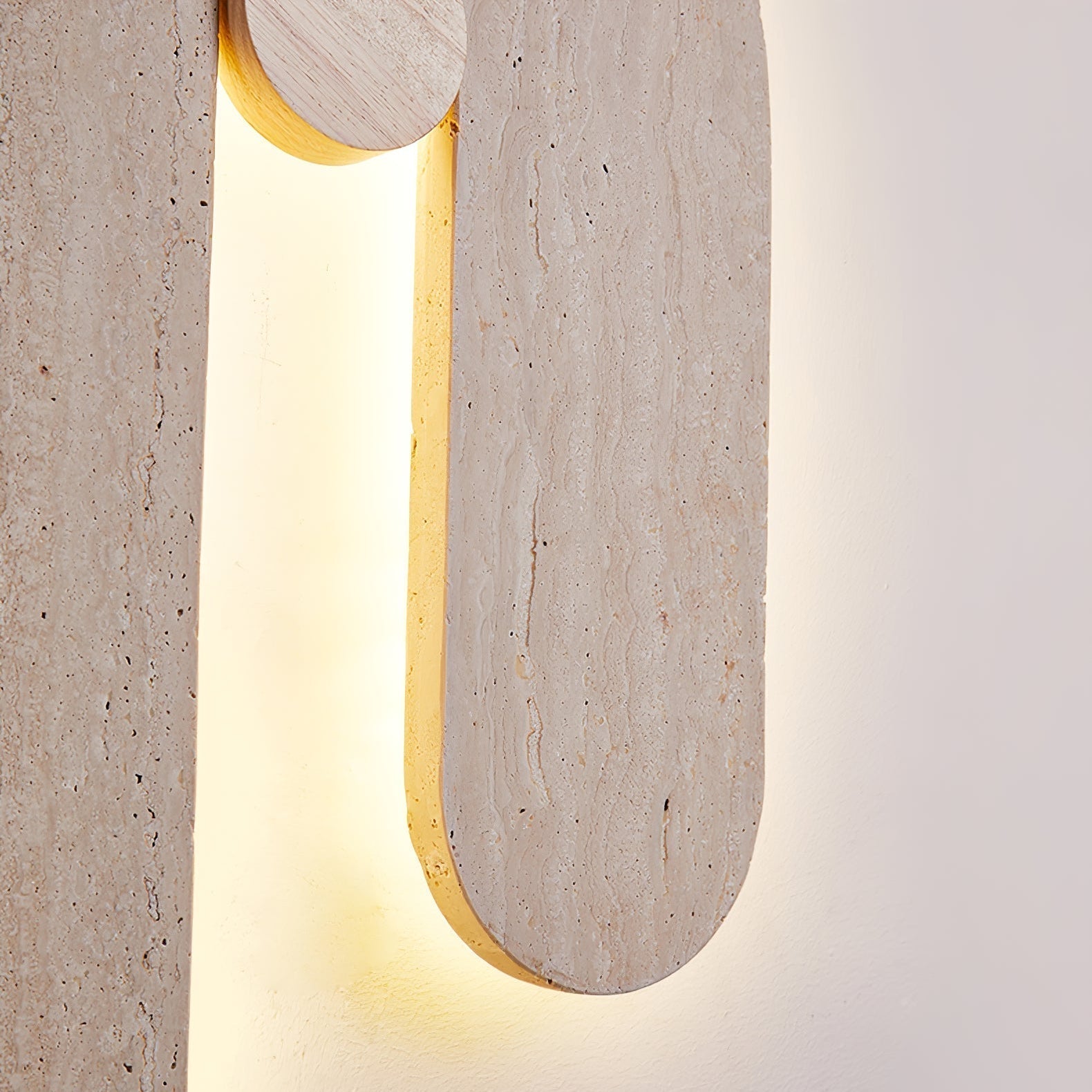 Ithaus Travertine Circular Wall Light - Letslighting
