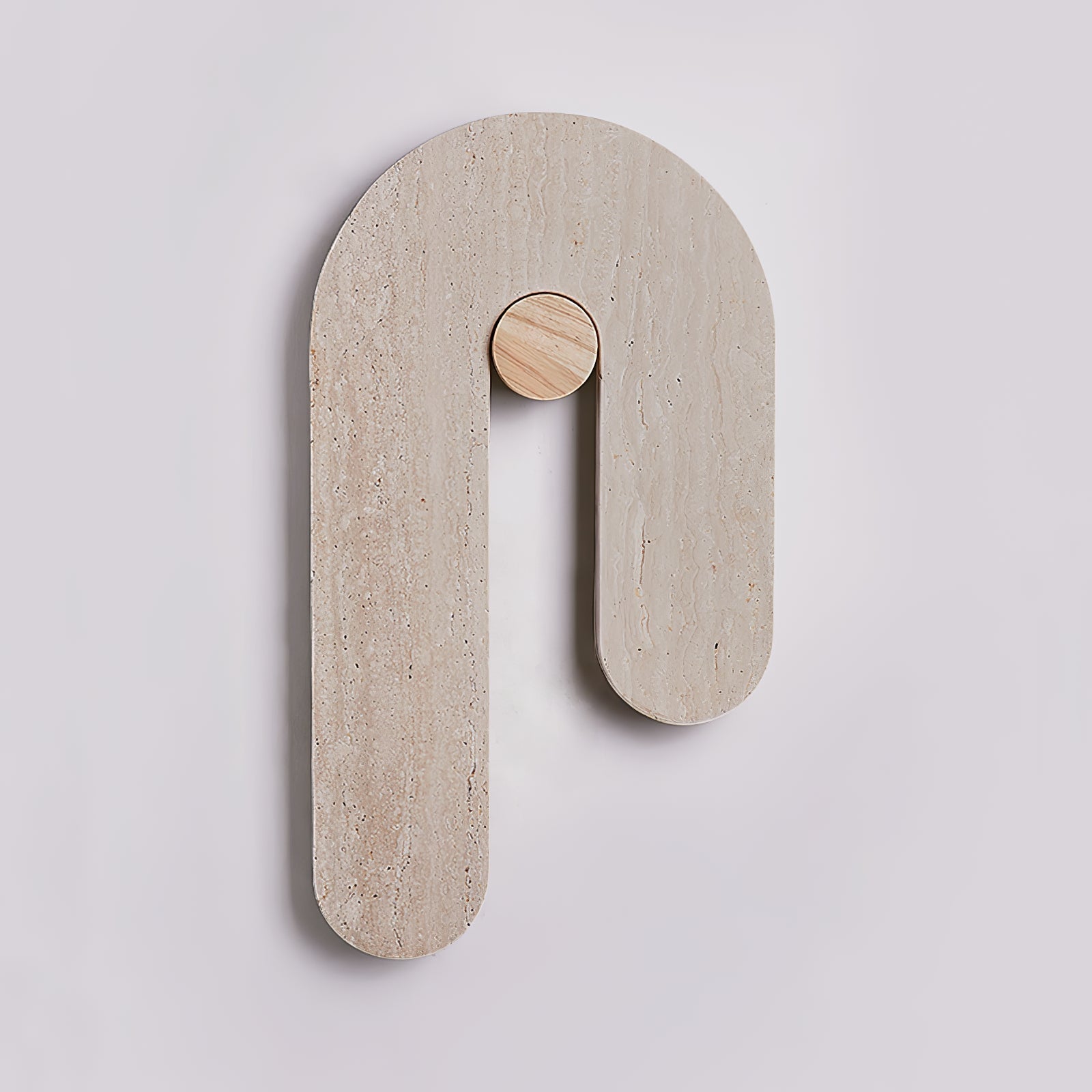 Ithaus Travertine Circular Wall Light - Letslighting