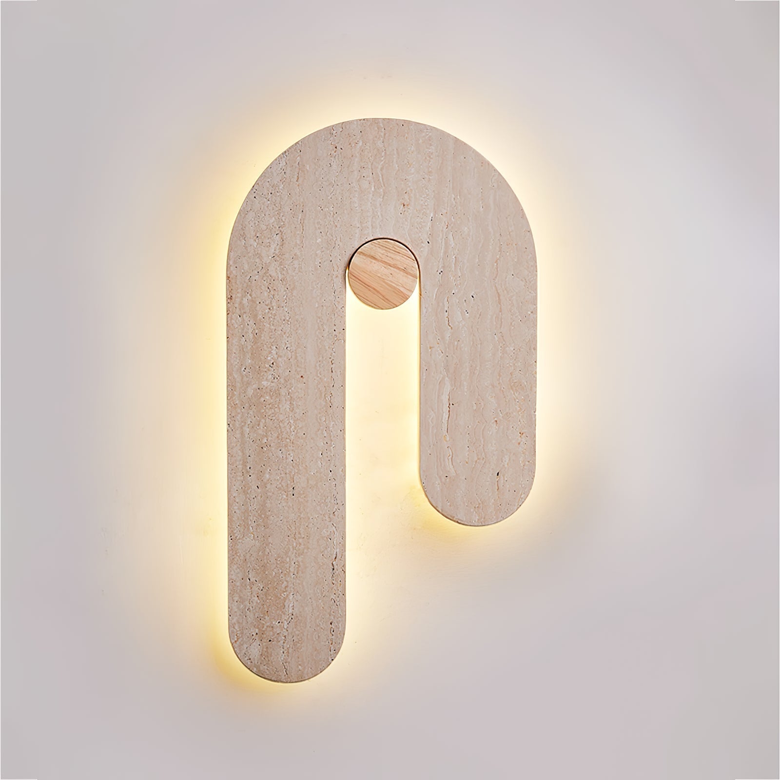 Ithaus Travertine Circular Wall Light - Letslighting