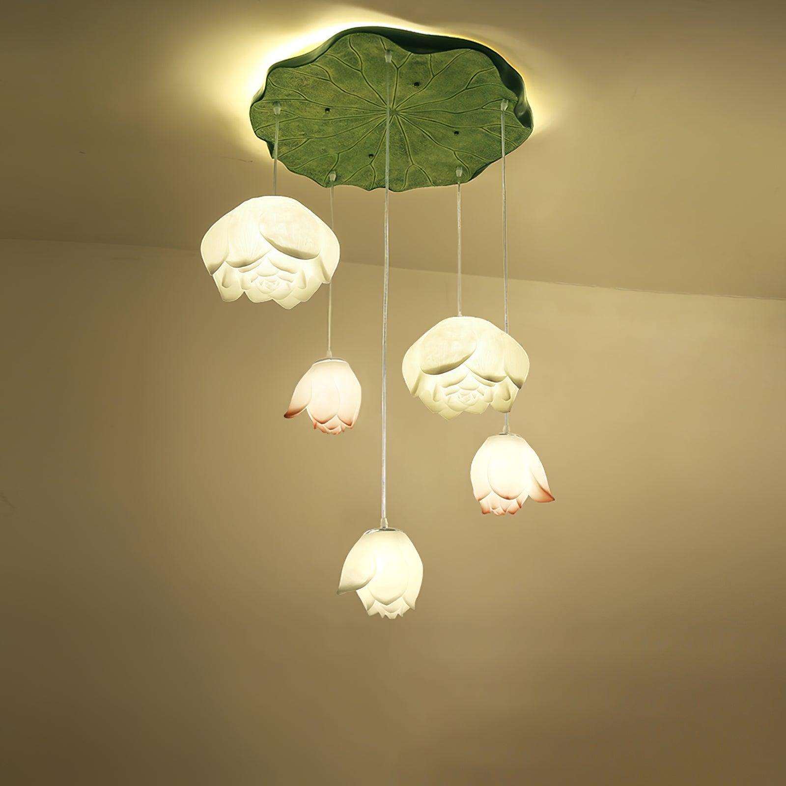 Lotus Chandelier - Blowlighting