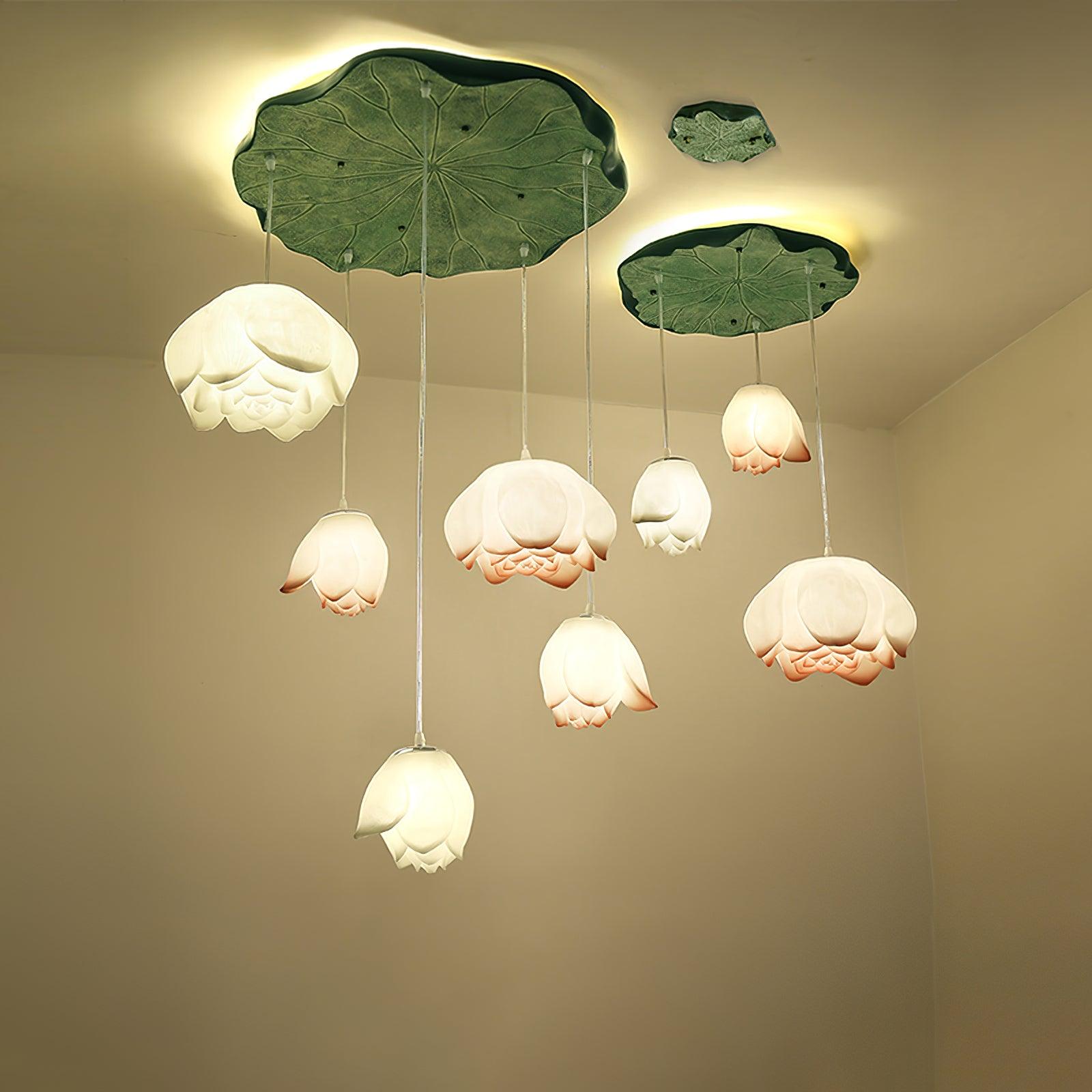 Lotus Chandelier - Blowlighting