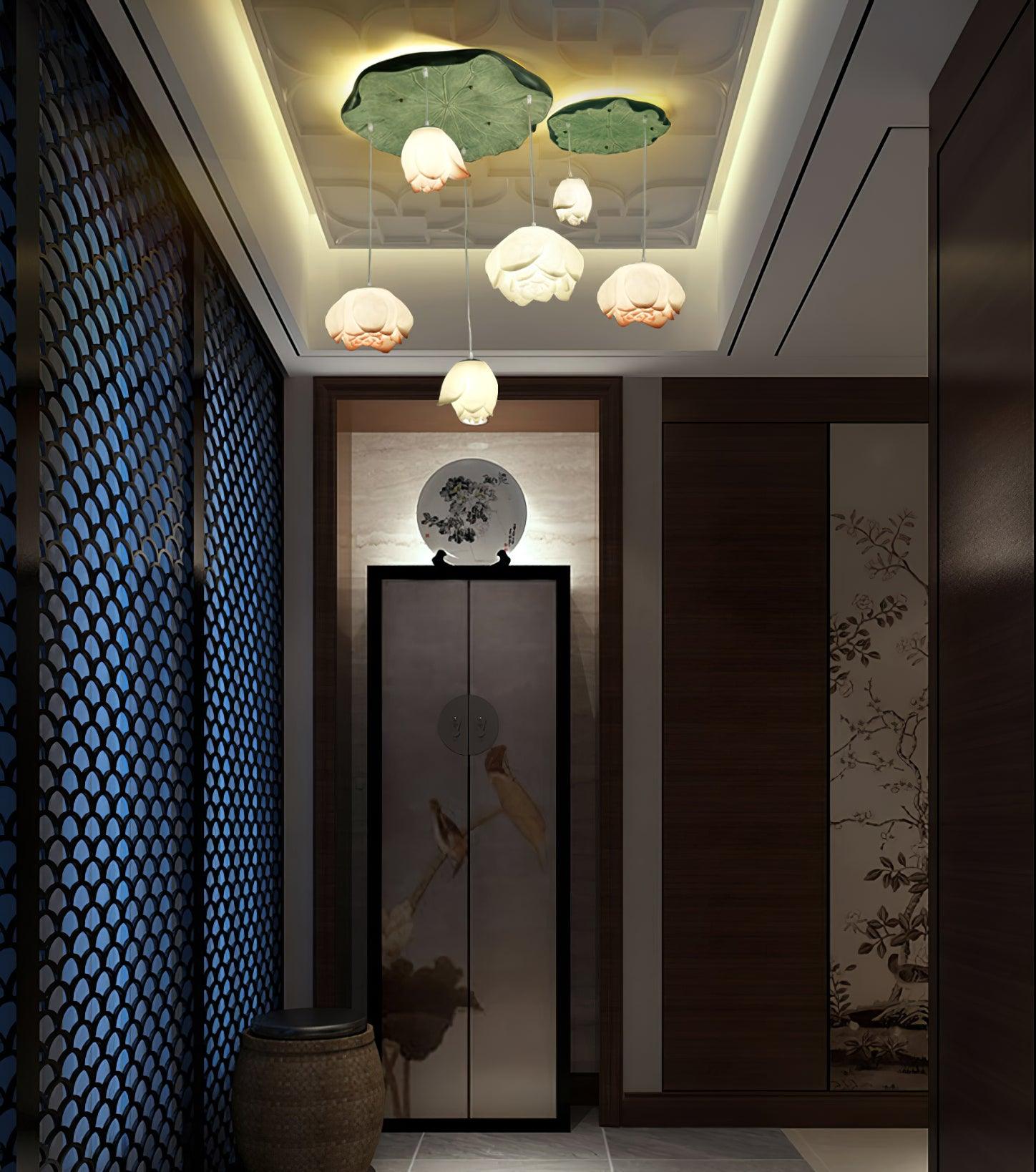 Lotus Chandelier - Blowlighting