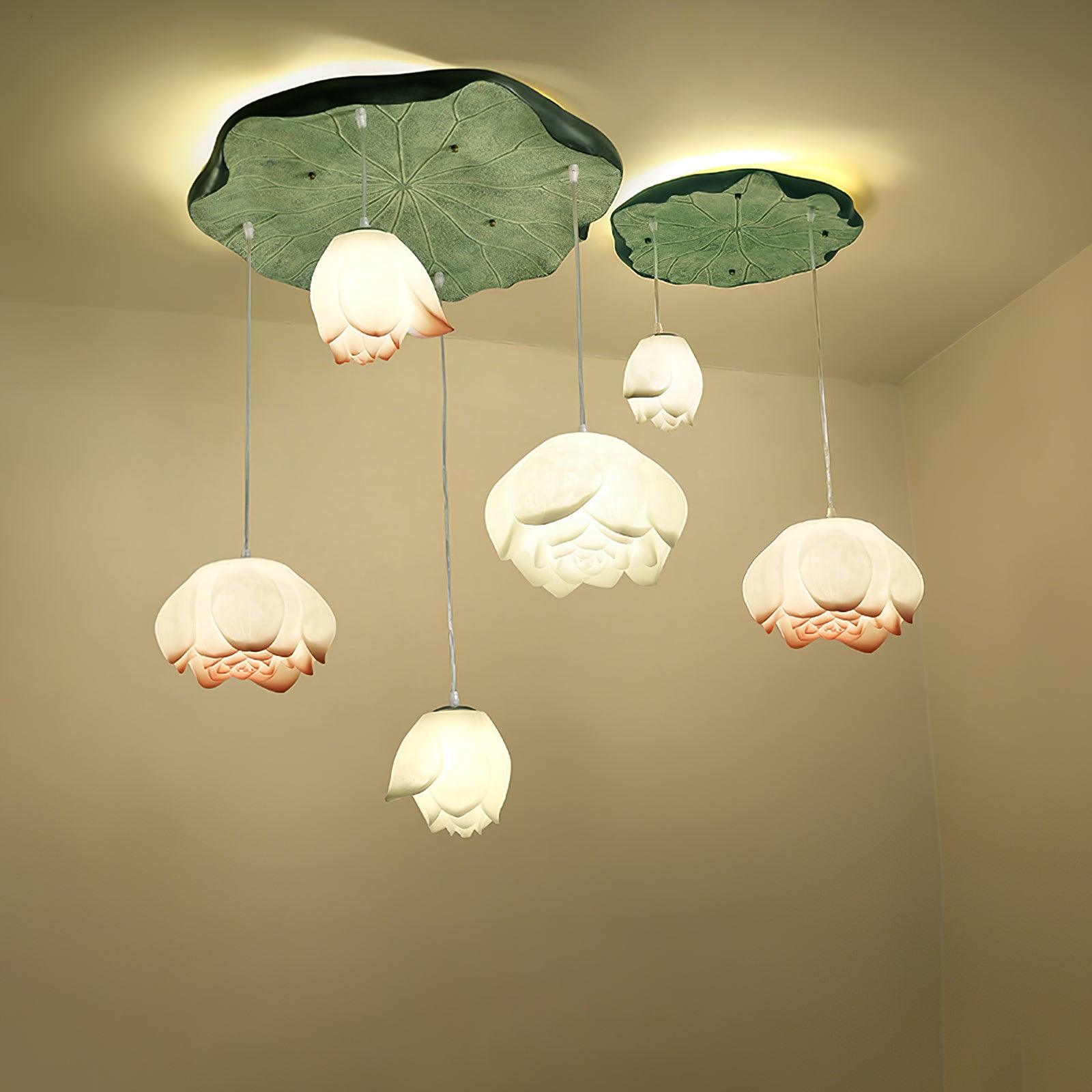 Lotus Chandelier - Blowlighting