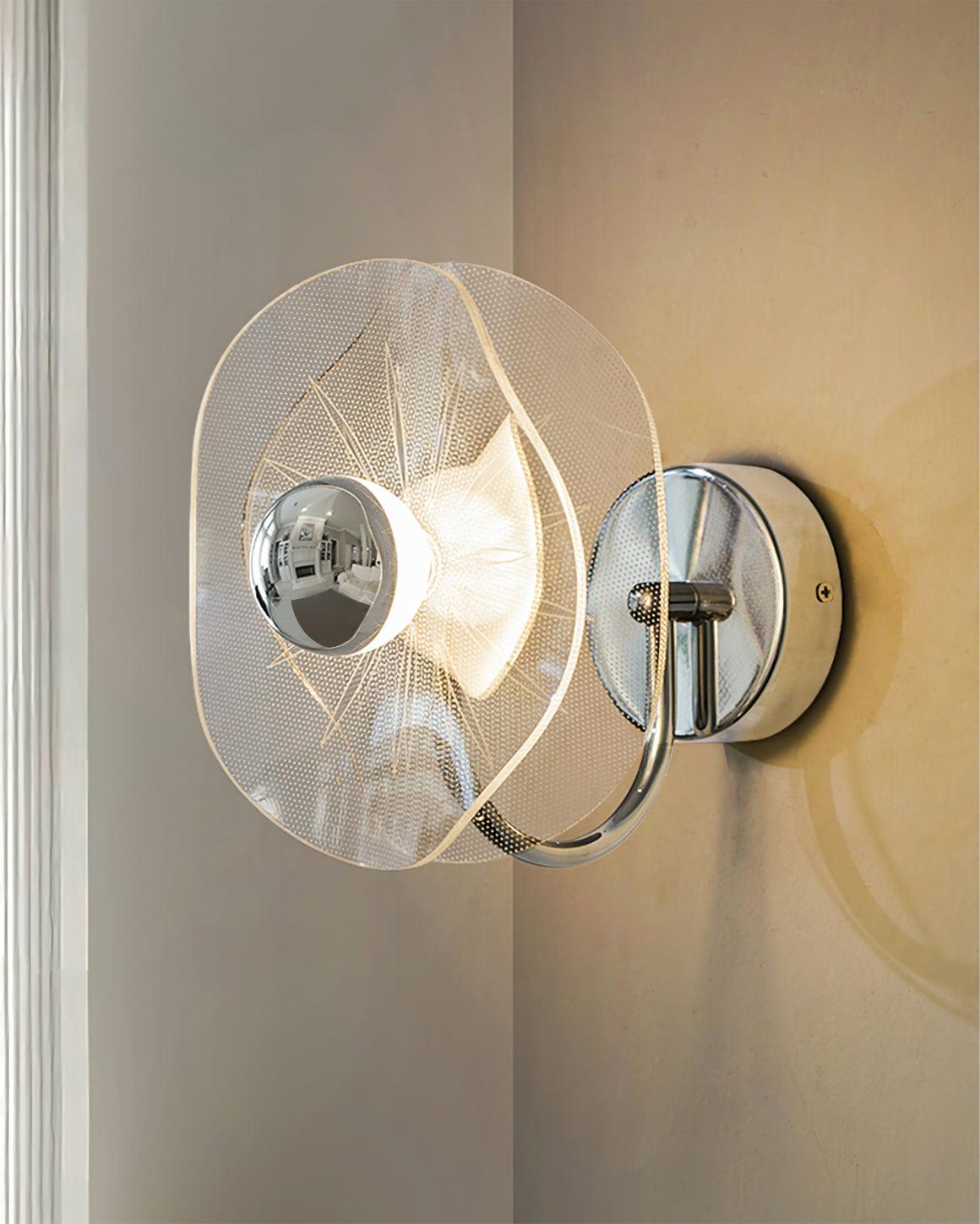 Lotus Wall Lamp Acrylic Disc - Letslighting