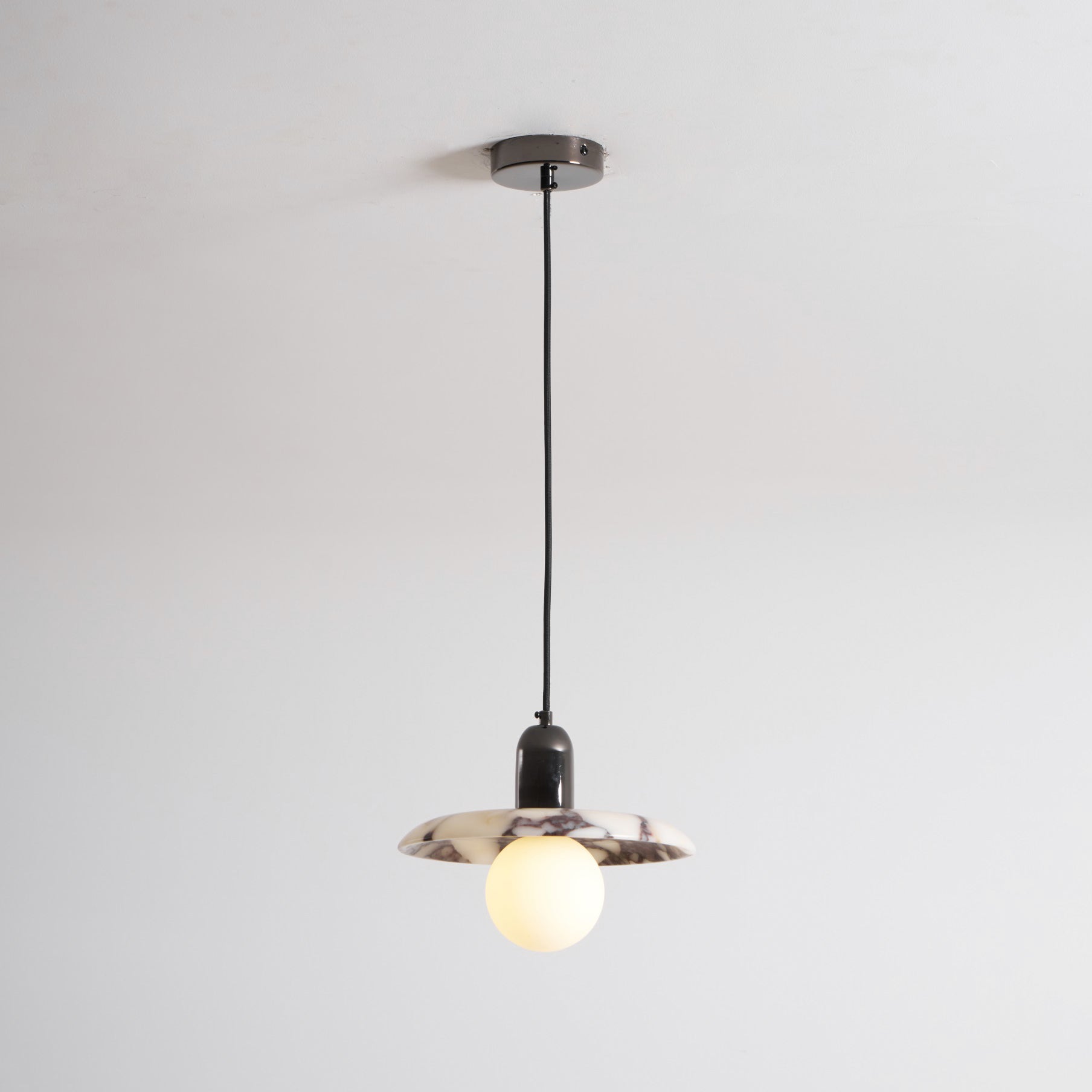 Ulcaran Modern Minimalist Marble Metal Pendant Lamp - Lamp Copper