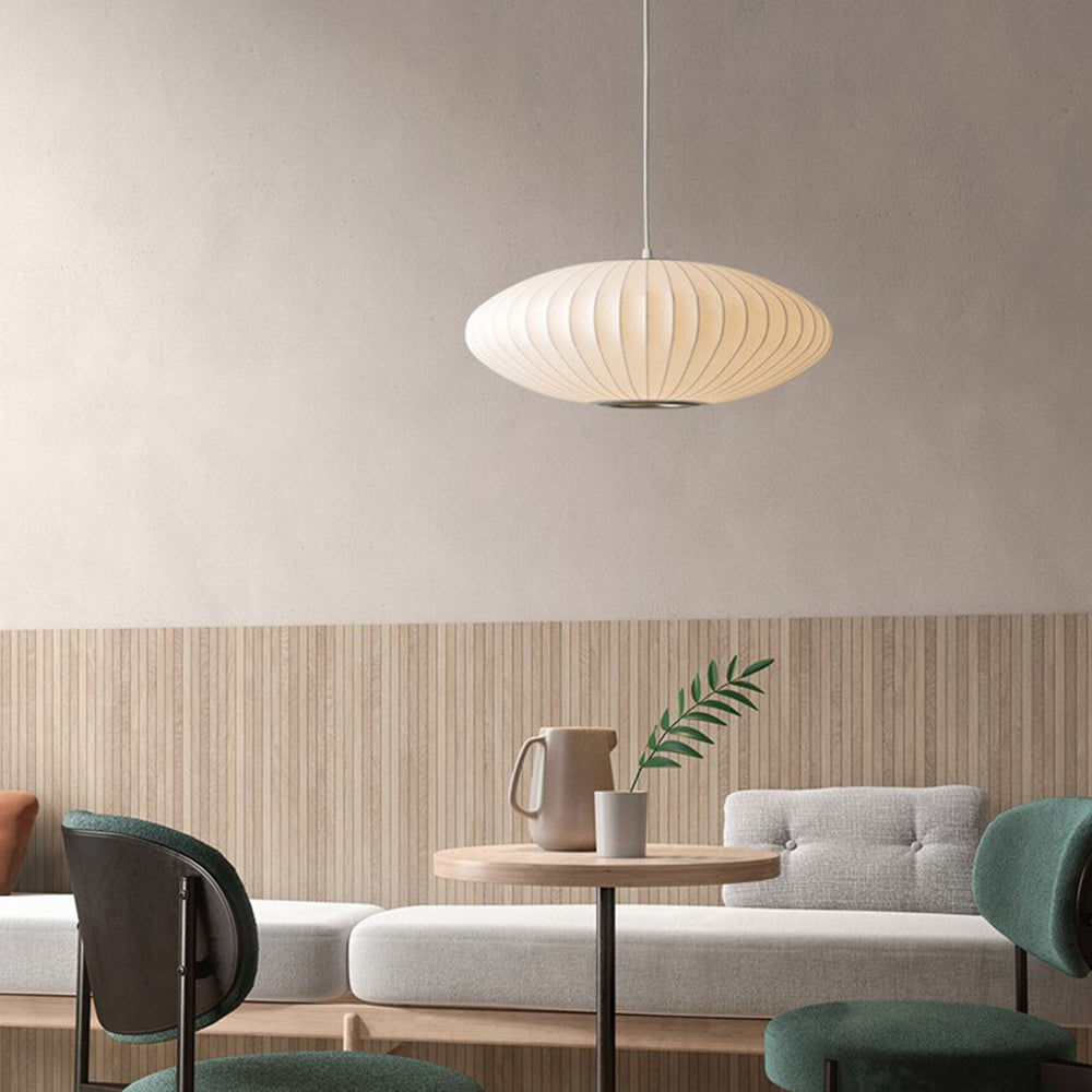 Ritta Suspension Vintage, Métal/Tissu, Blanc, Bar