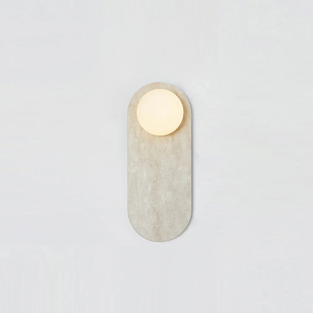 Aria Minimalism Metal Glass Wall Lamp Dining Room Bedroom