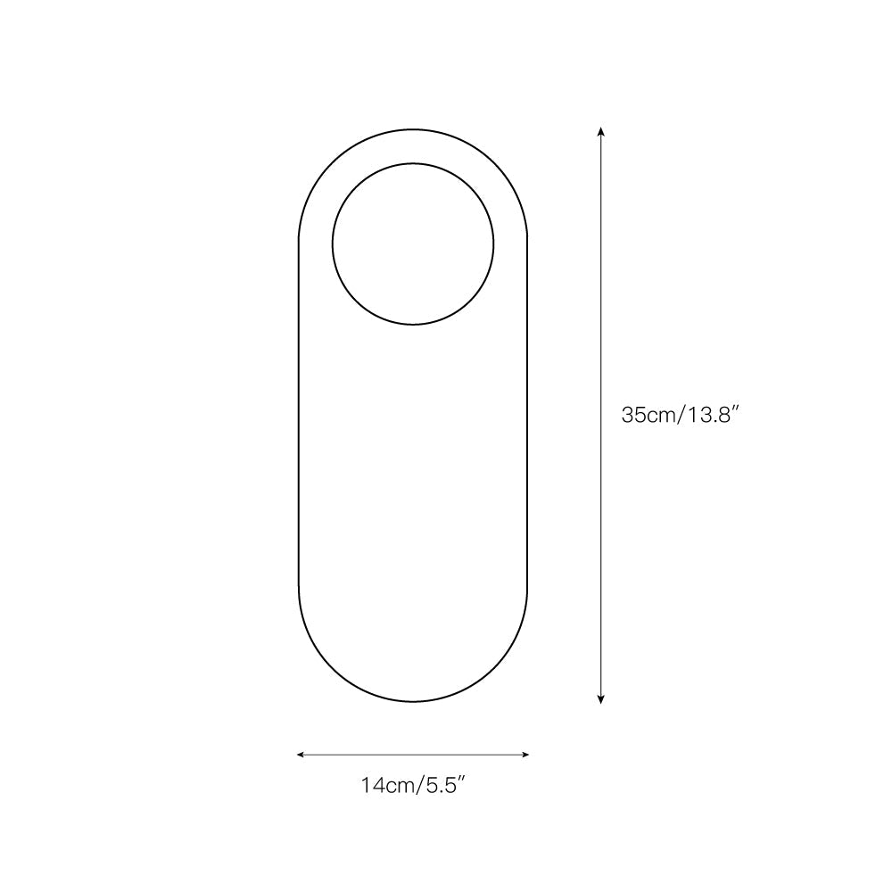 Lucie Premium Nordic Oval Marble Glass Wall Lamp - Lamp Copper