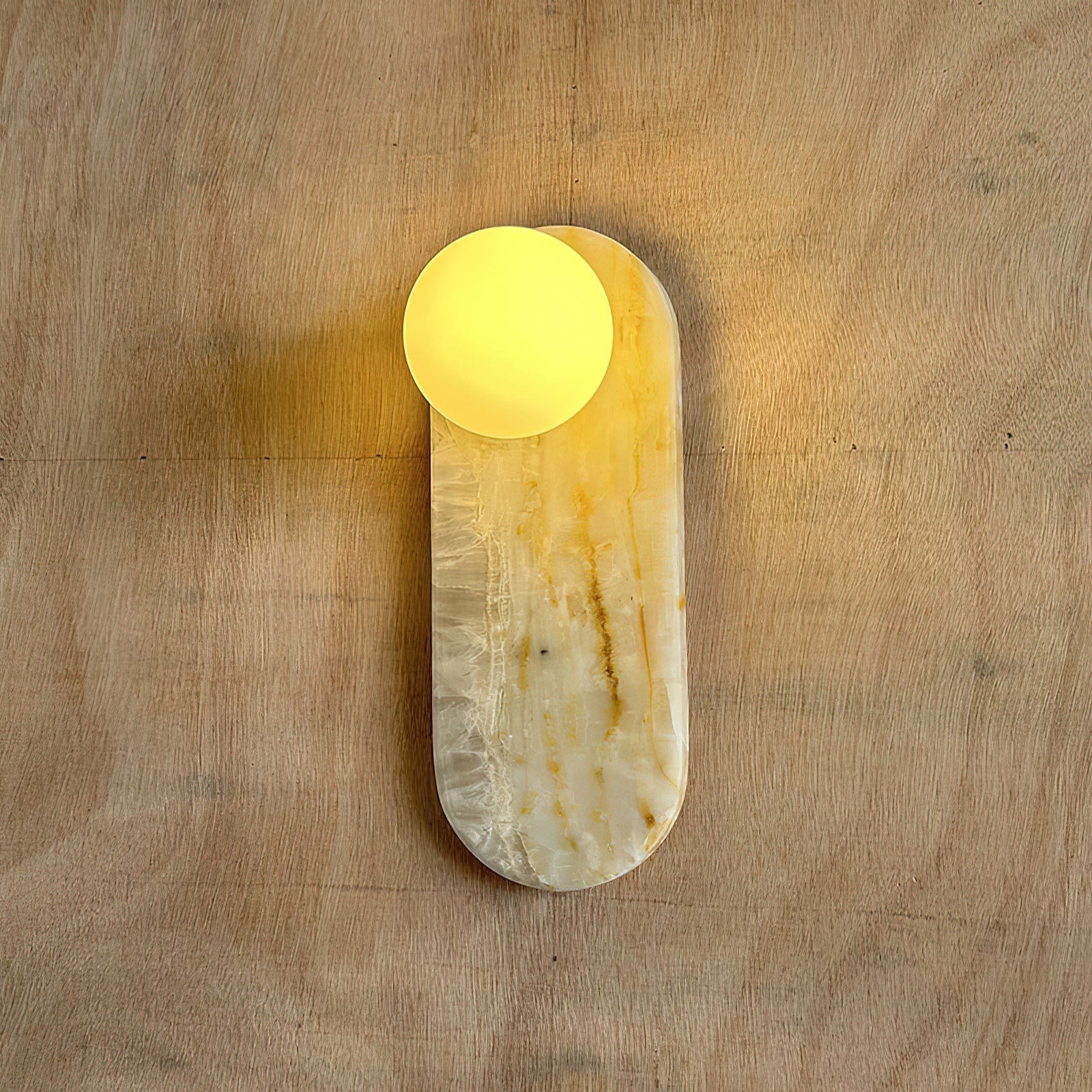 Syraeia Modern Minimalist Marble Jade Wall Lamp - Lamp Copper