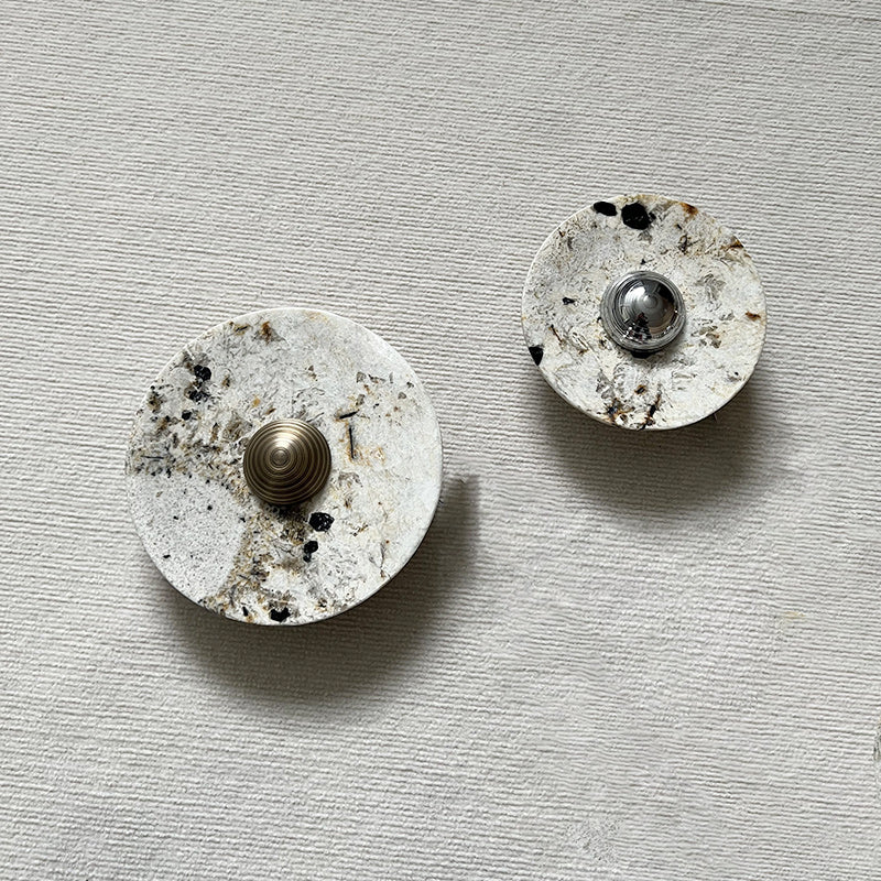 Evraeel Nordic Art Marble Metal Wall Lamp - Lamp Copper