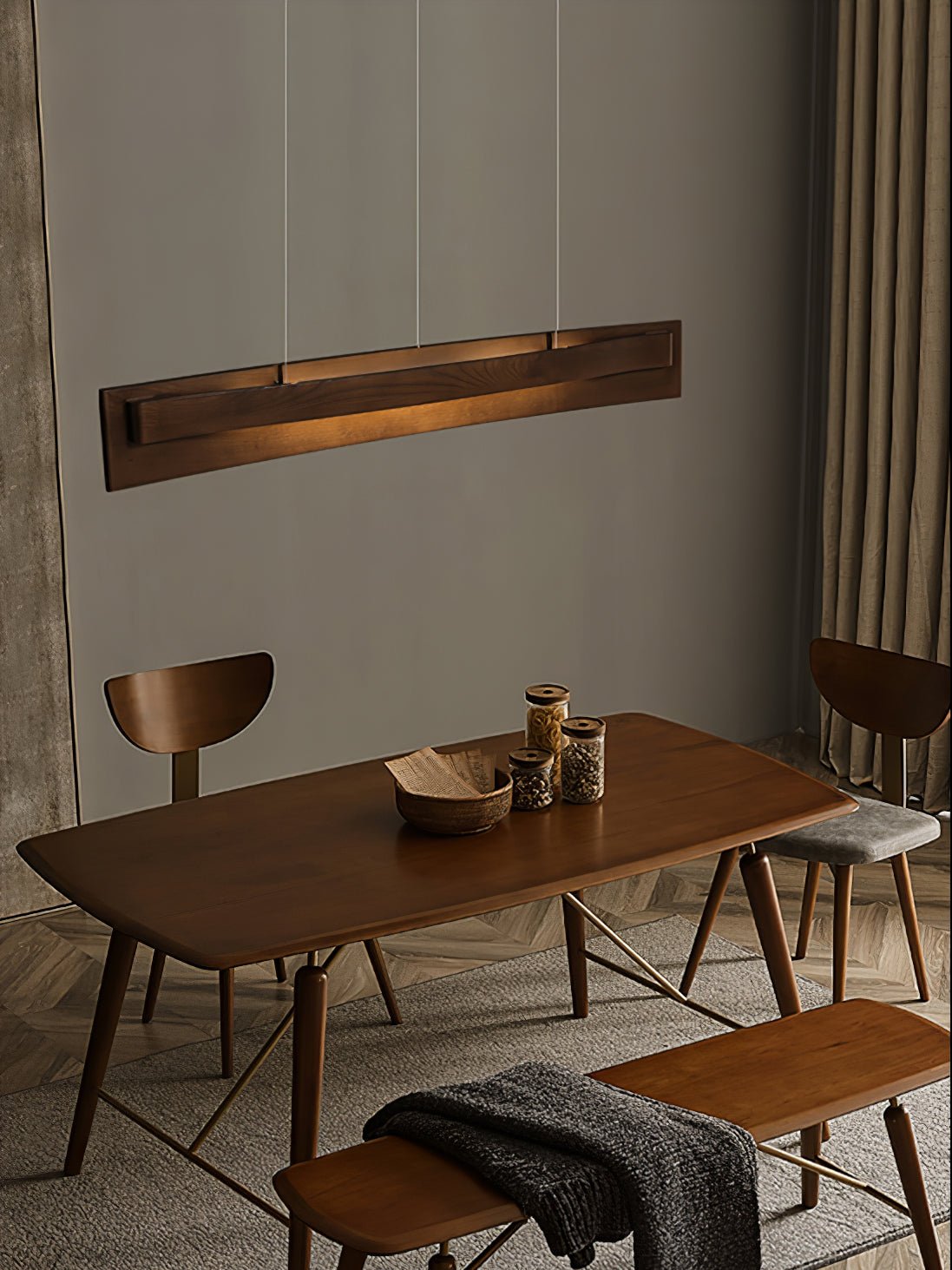 Zaraeyra Minimalist Wood Pendant Light - Blowlighting