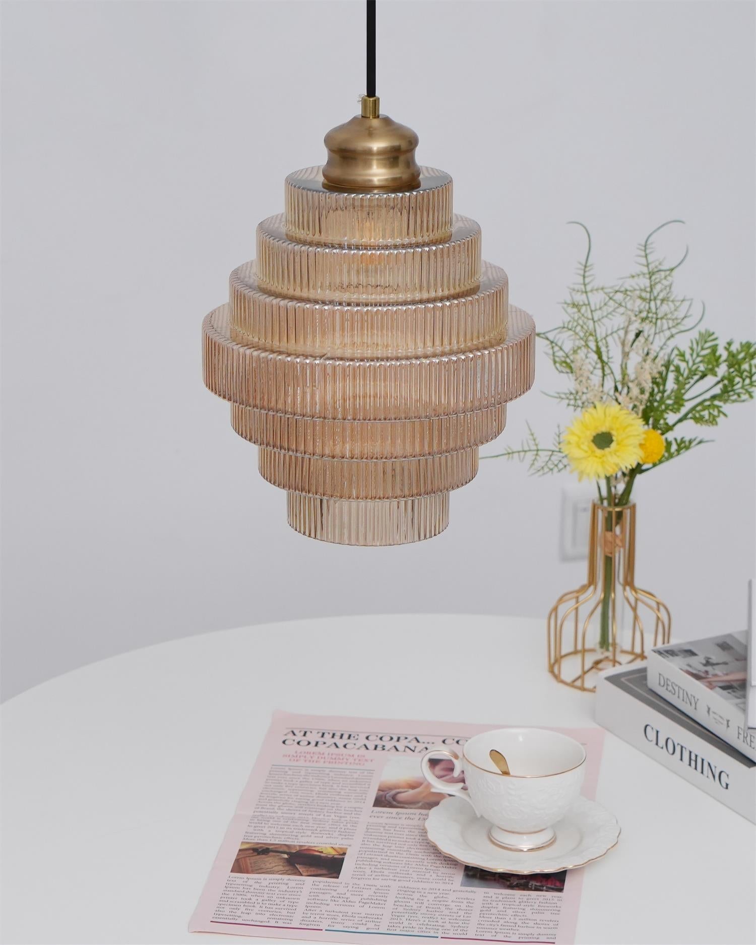 Amara Glass Pendant Lamp - Letslighting