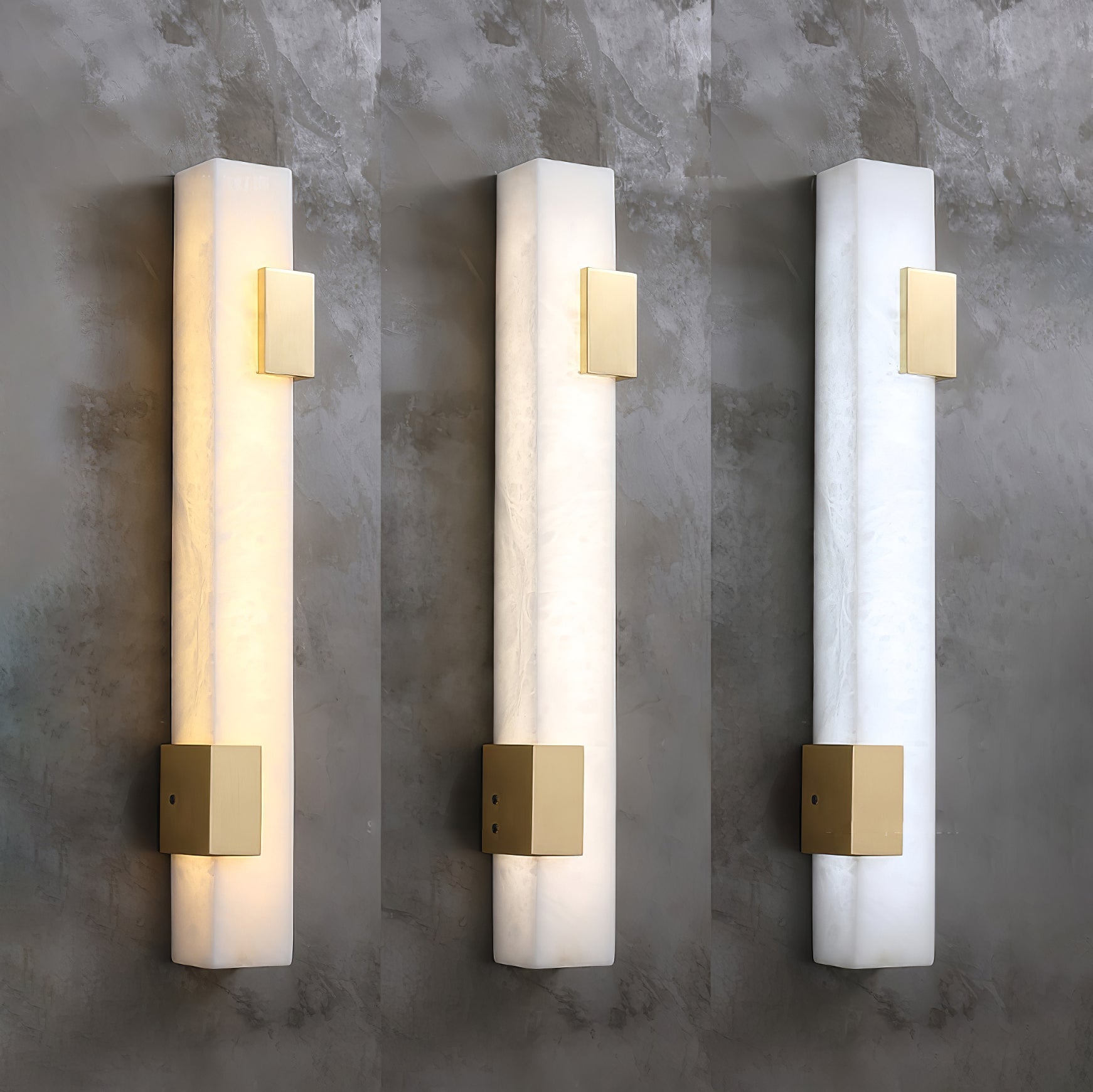 Eos Linear Alabaster Wall Light - Letslighting