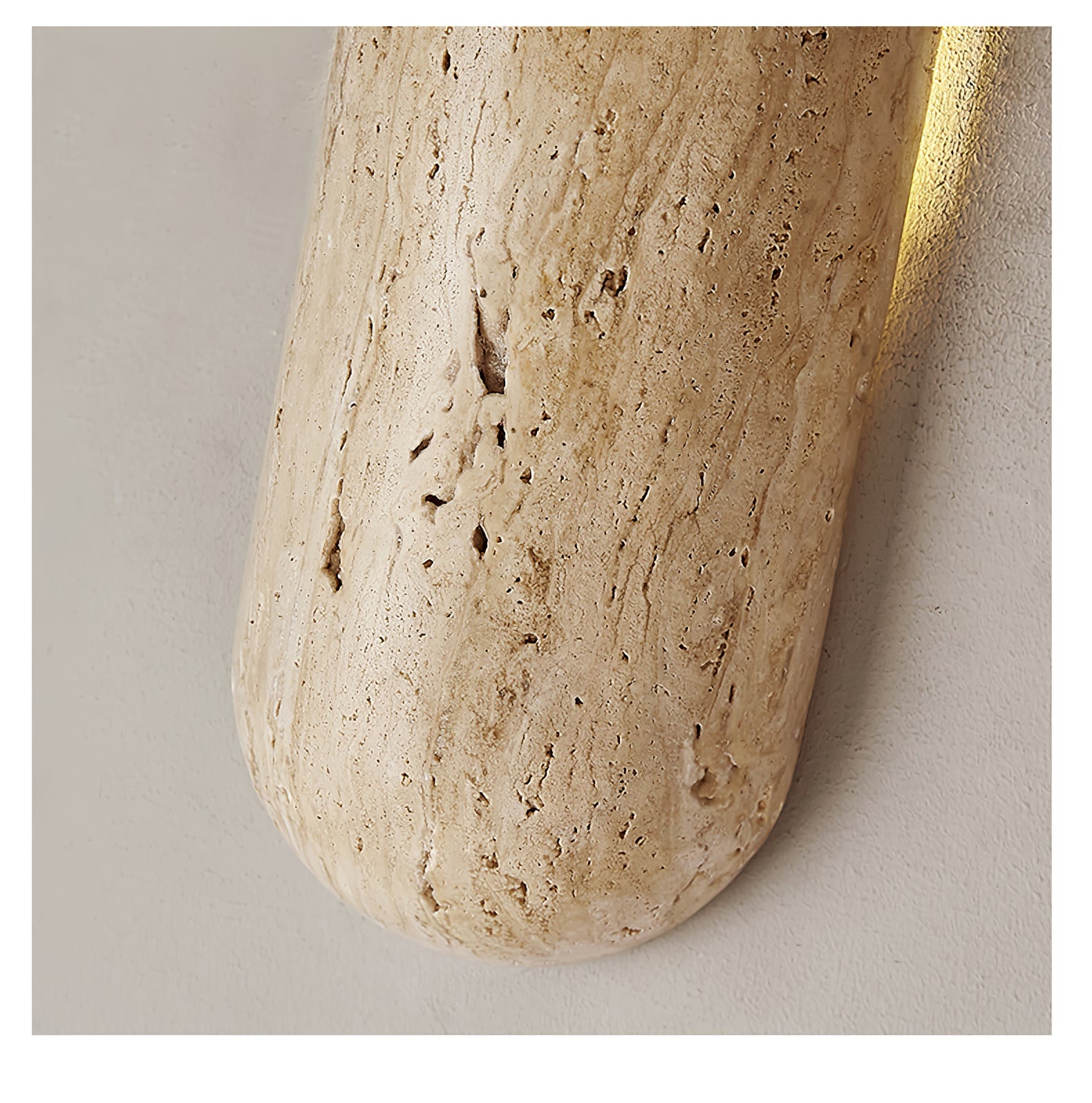 Elraeila Rustic Travertine Wall Light - Letslighting