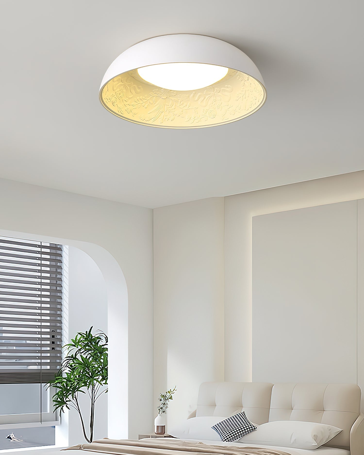 Serava Ceiling Light Floral patterns - Letslighting