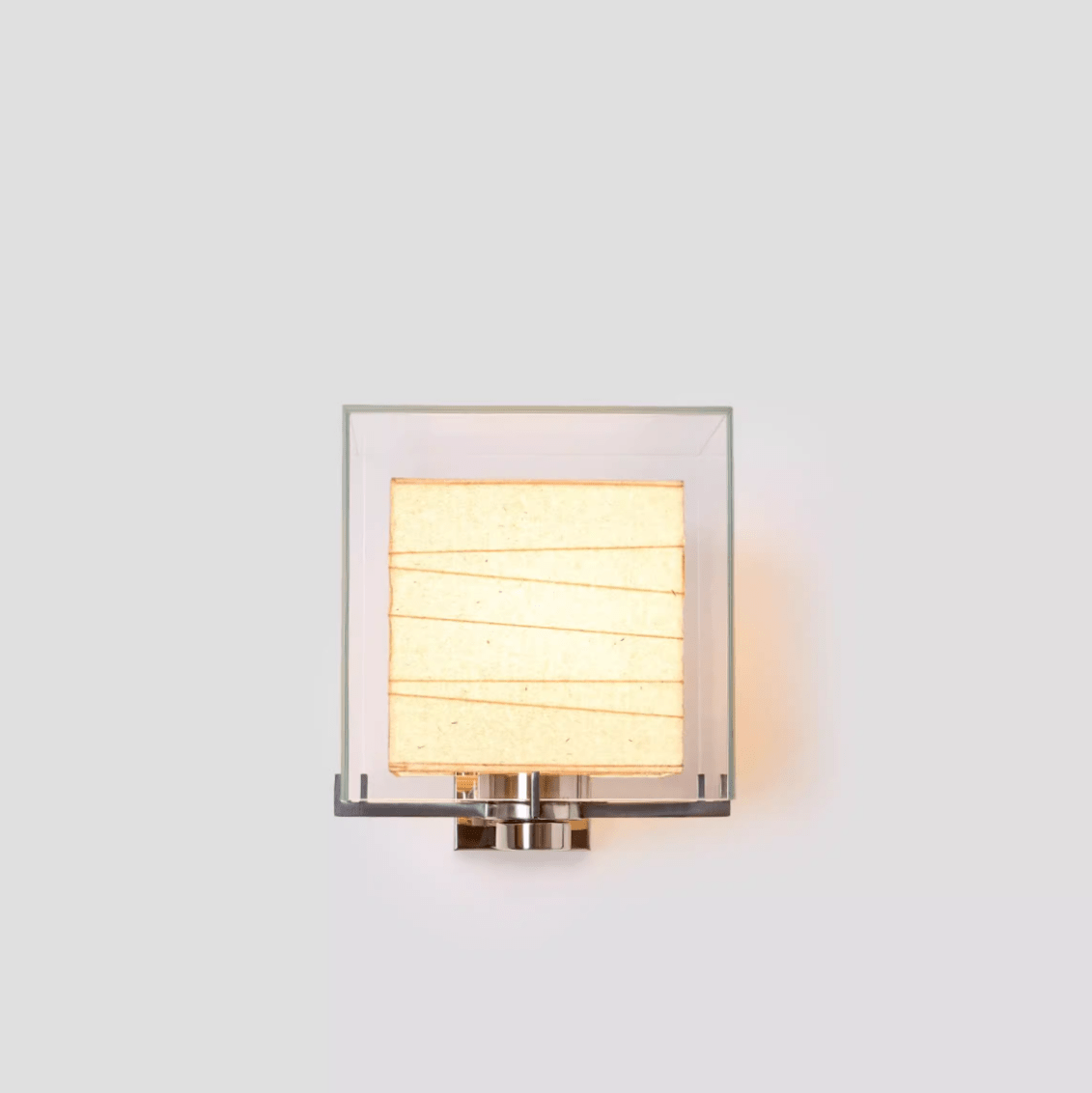 Lumo Minimaliste Moderne Métal Verre Applique Murale Cube