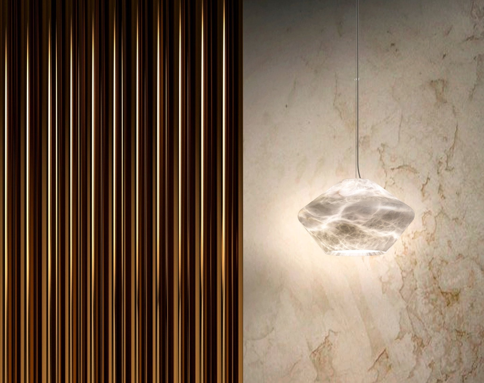Alabaster Veil Pendant Light - Vakkerlight