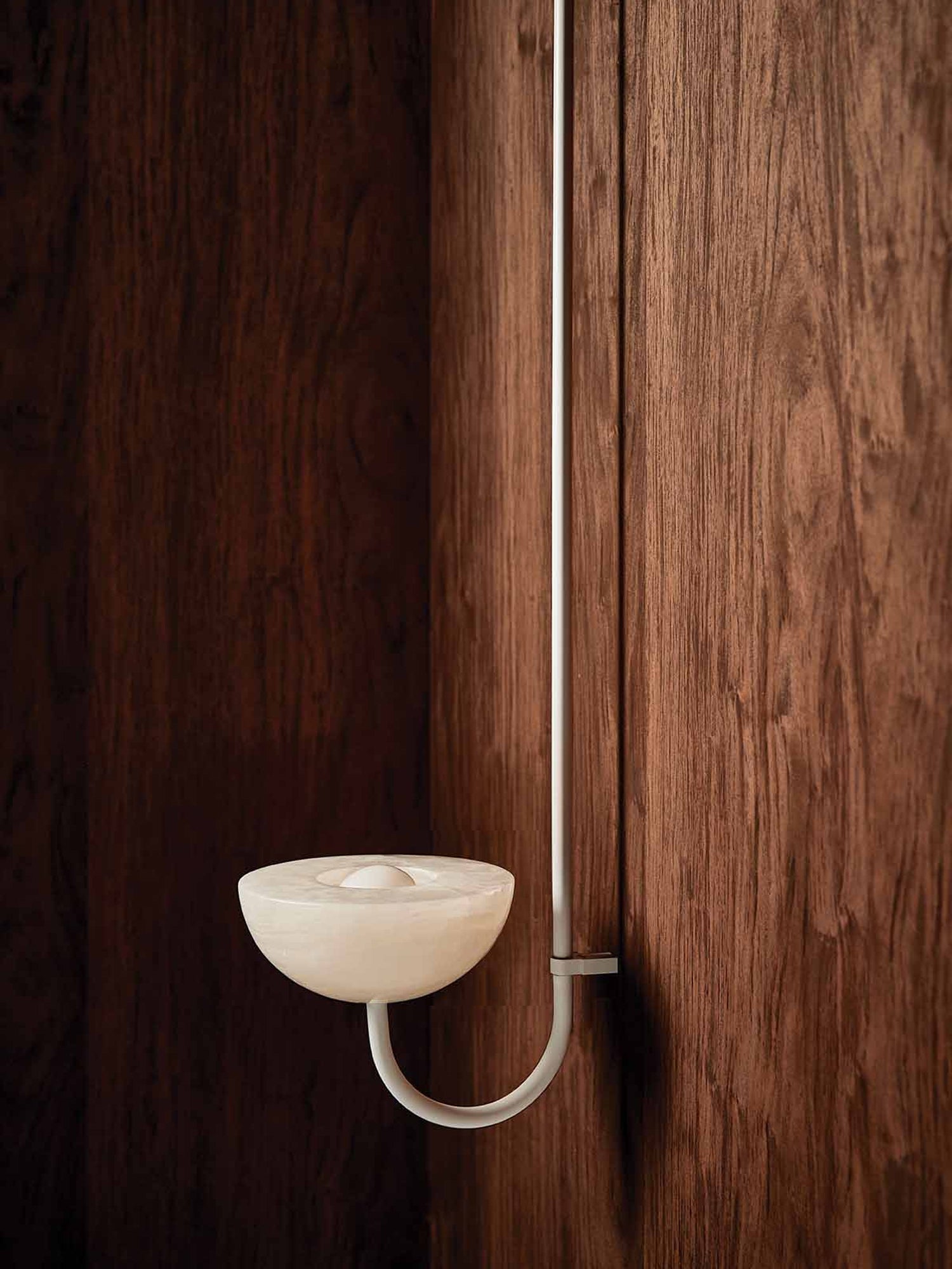 Lunaris Suspension Minimaliste en Albâtre