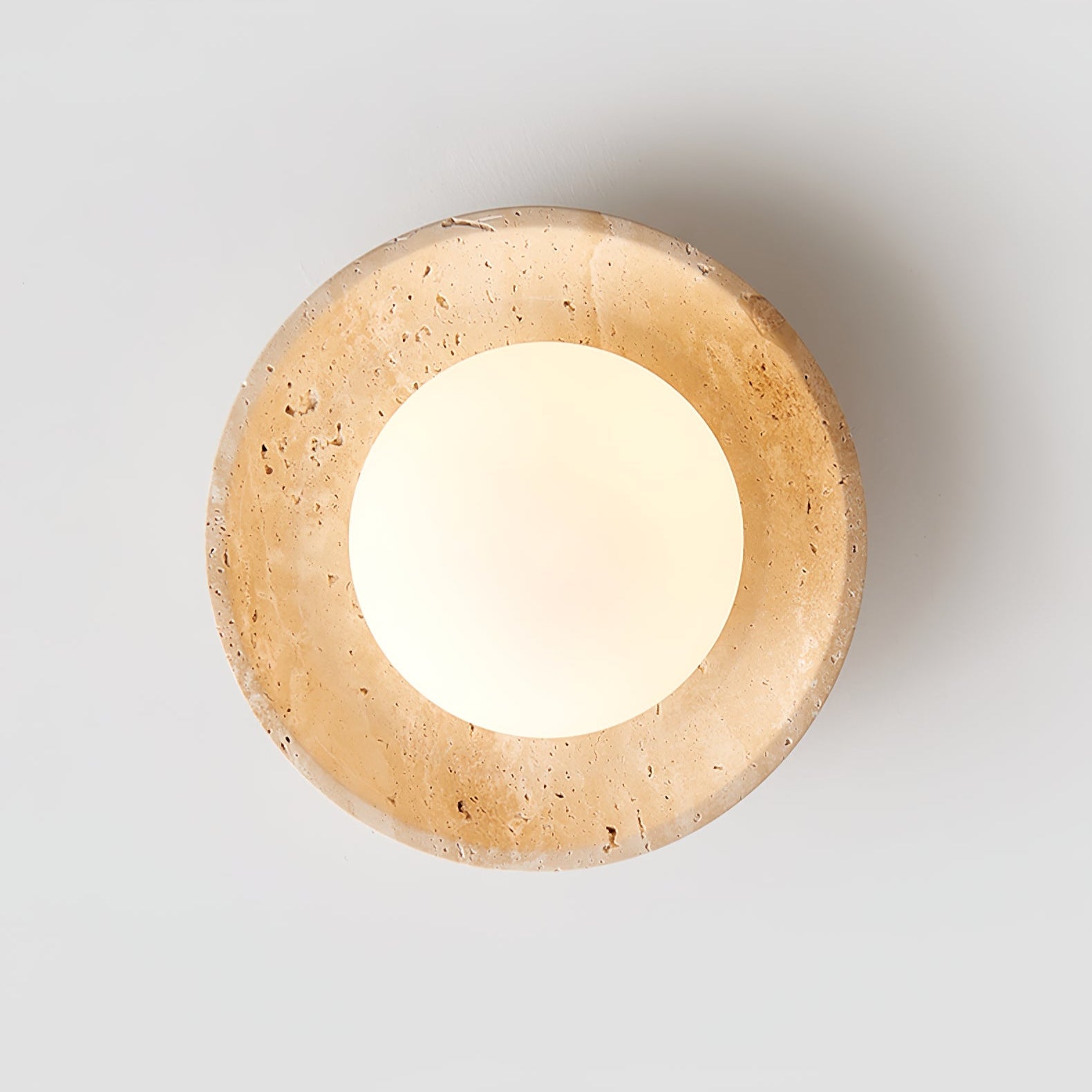 Cataliel Minimalist Travertine Ceiling Light - Letslighting